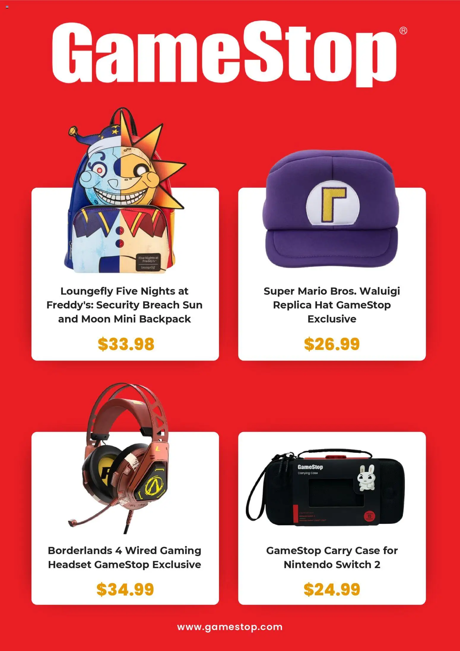 GameStop Weekly Ad - valid from 01.11.2025 | Page: 5 | Products: Switch, Backpack, Case, Headset