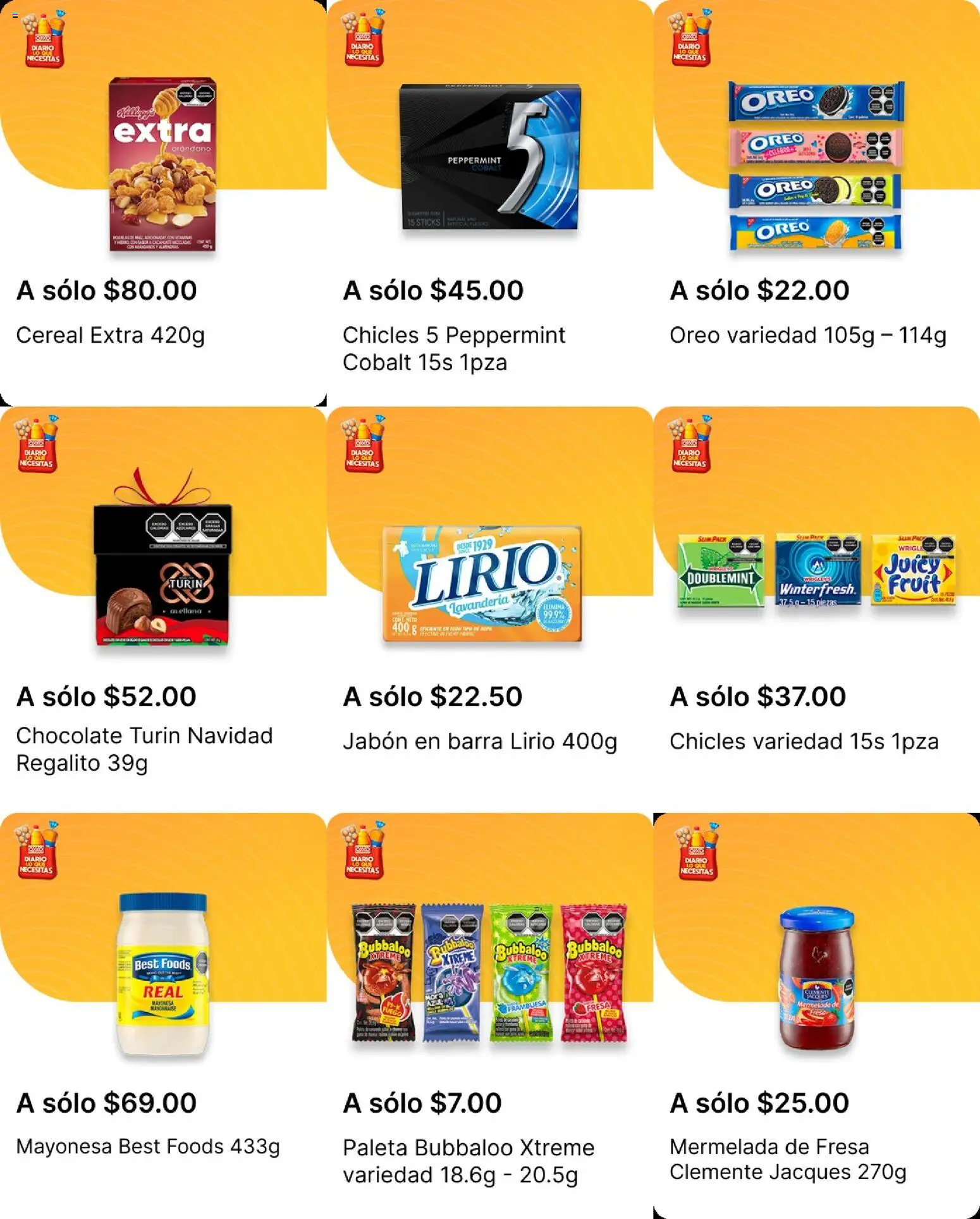 Nuevas ofertas de OXXO válidas en toda la República Mexicana desde el 08.01.2026. ¡Encuentra las mejores ofertas en OXXO folleto! | Página: 19 | Productos: Chicles, Paleta, Mermelada, Jabón