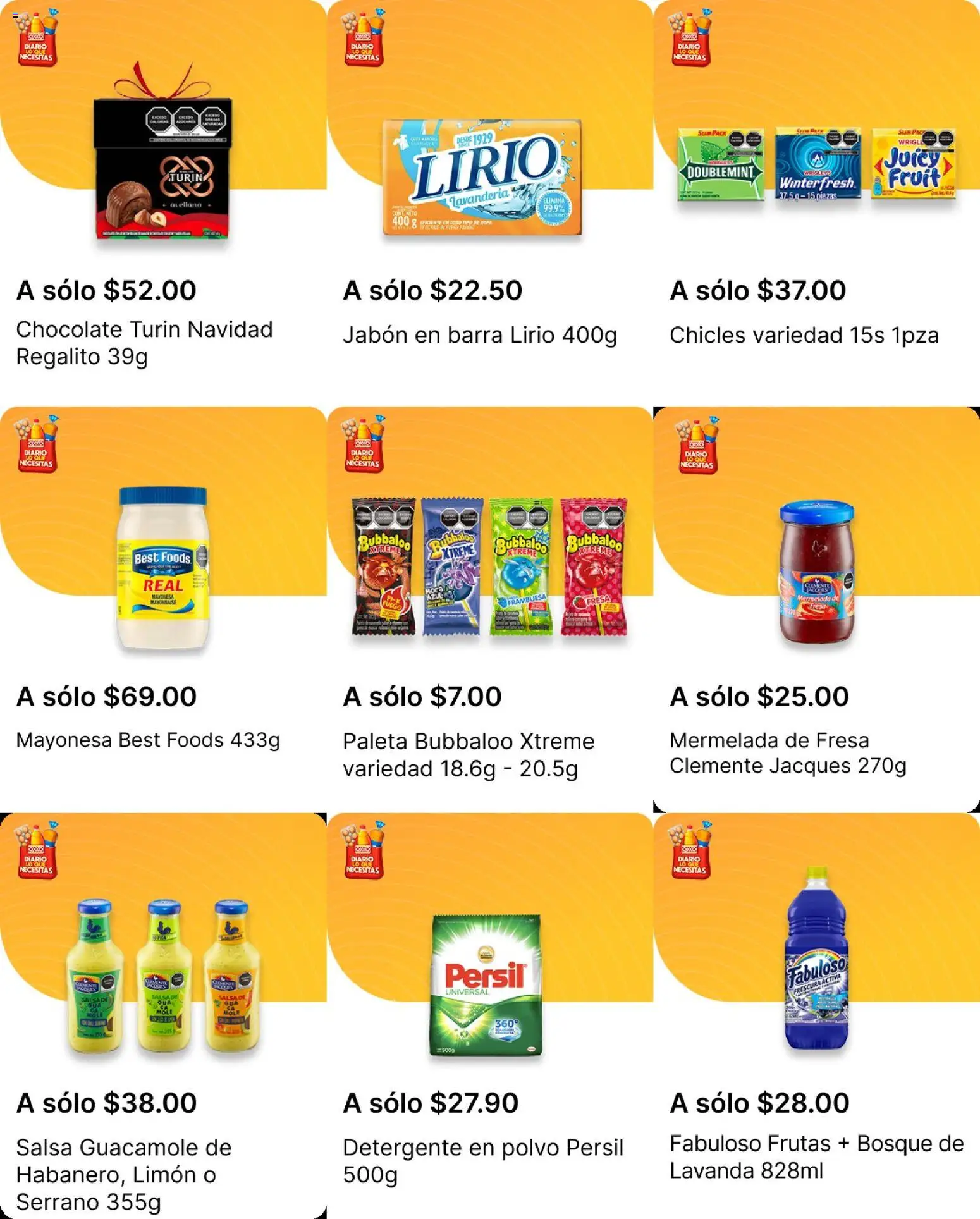 Nuevas ofertas de OXXO válidas en toda la República Mexicana desde el 08.01.2026. ¡Encuentra las mejores ofertas en OXXO folleto! | Página: 19 | Productos: Chicles, Chocolate, Barra, Jabón