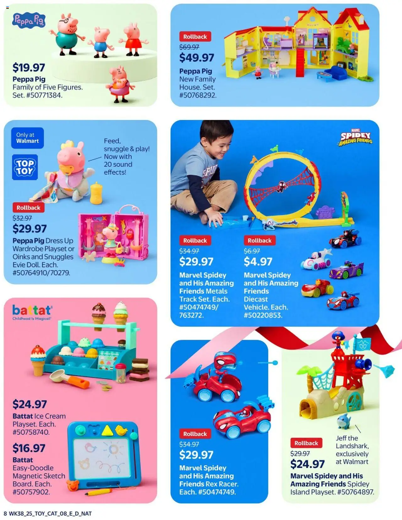 Walmart flyer valid from 16.10.2025 | Page: 8 | Products: Cream, Ice cream, Dress, Wardrobe
