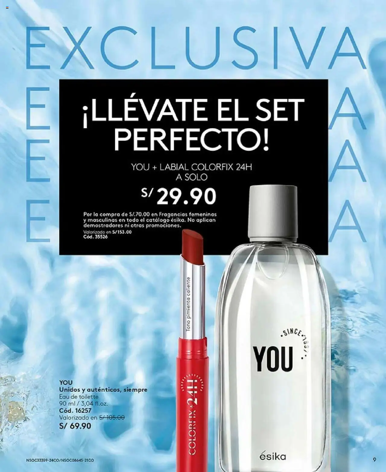 Catálogo Ésika válido desde 29.07.2025 | Página: 9 | Productos: EAU de Toilette