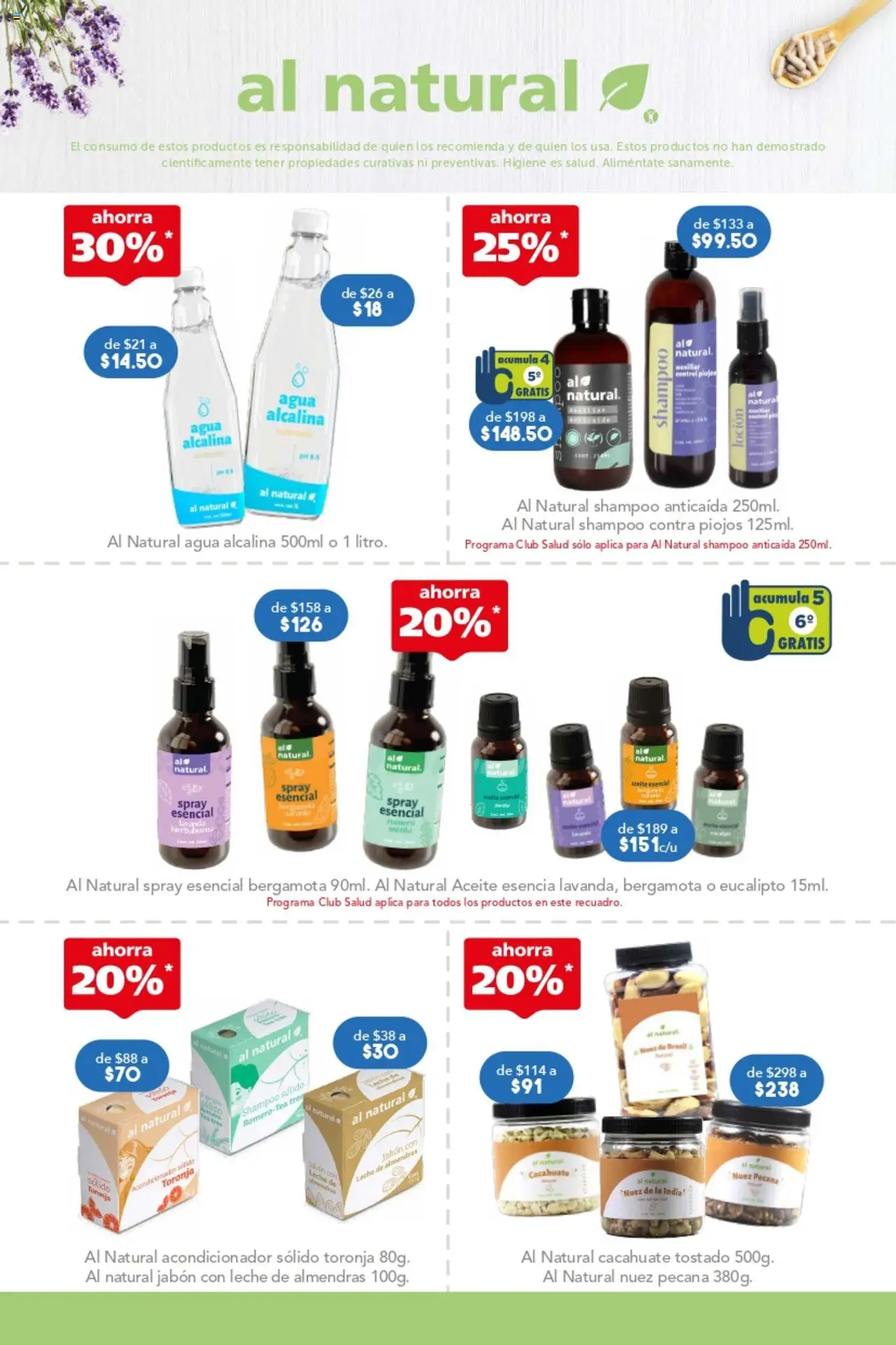 Nuevas ofertas de Farmacia San Pablo válidas en toda la República Mexicana desde el 07.09.2025. ¡Encuentra las mejores ofertas en Farmacia San Pablo - Catálogo! | Página: 6 | Productos: Agua, Leche, Nuez, Acondicionador