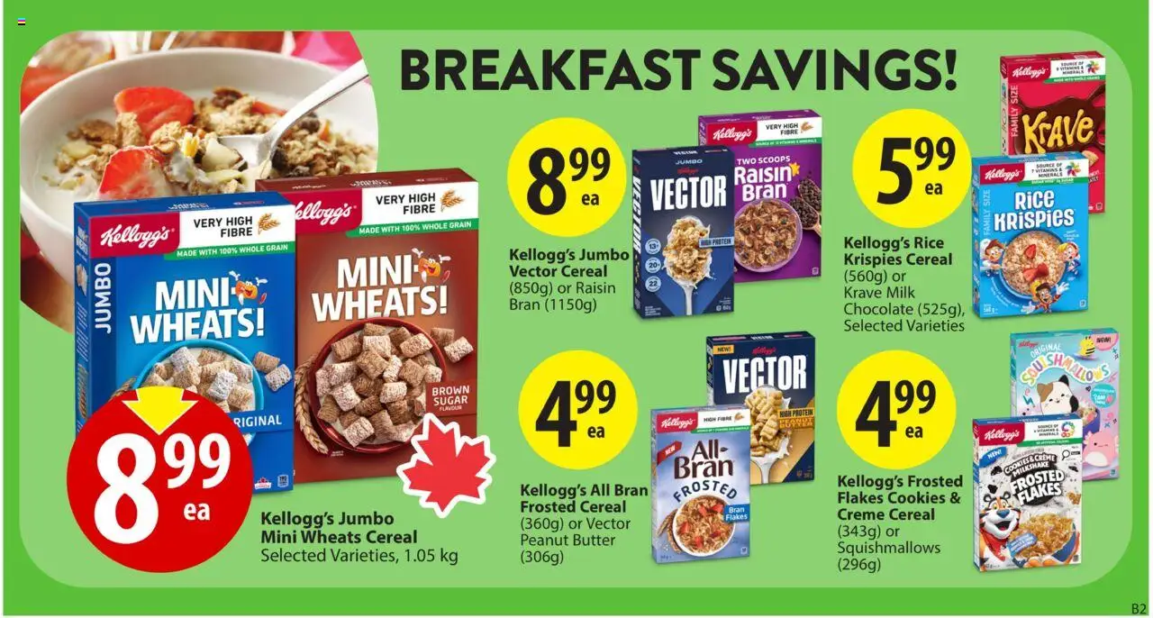 Save on foods flyer valid from 18.09.2025 | Page: 17 | Products: Cookies, Flakes, Milk, Chocolate