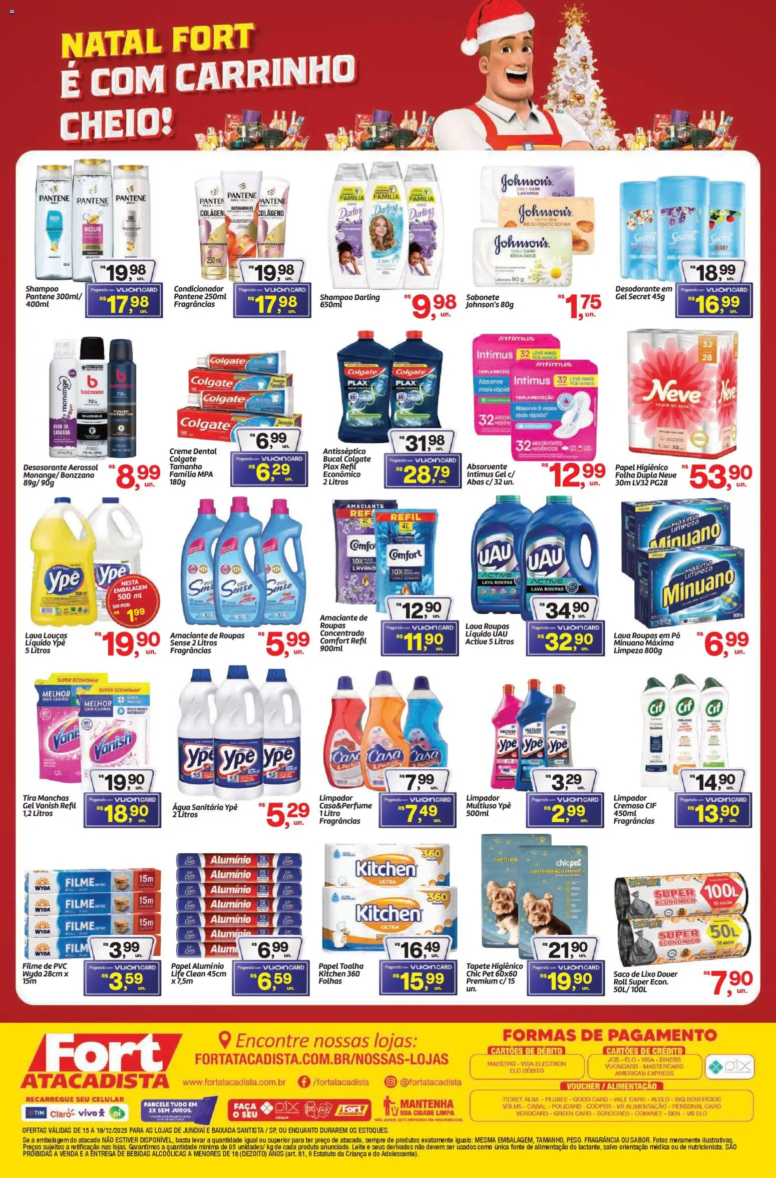 Fort Atacadista Folheto - válido de 15.12.2025 | Página: 4 | Produtos: Celular, Fragrância, Leite, Tapete