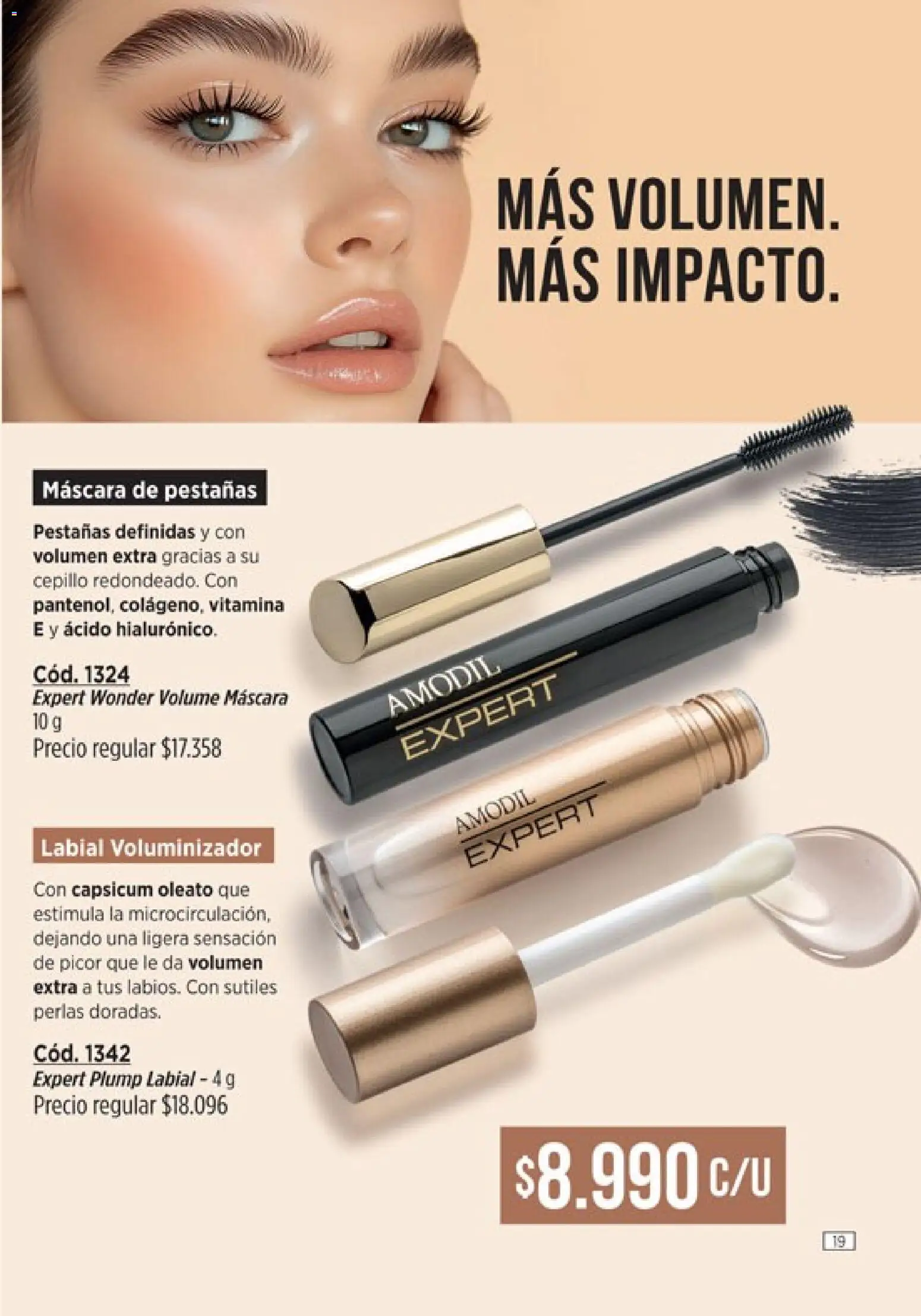 Catálogo Amodil Campaña 6 │ válido desde el 04.03.2026 | Página: 19 | Productos: Cepillo, Máscara, Mascara de pestañas