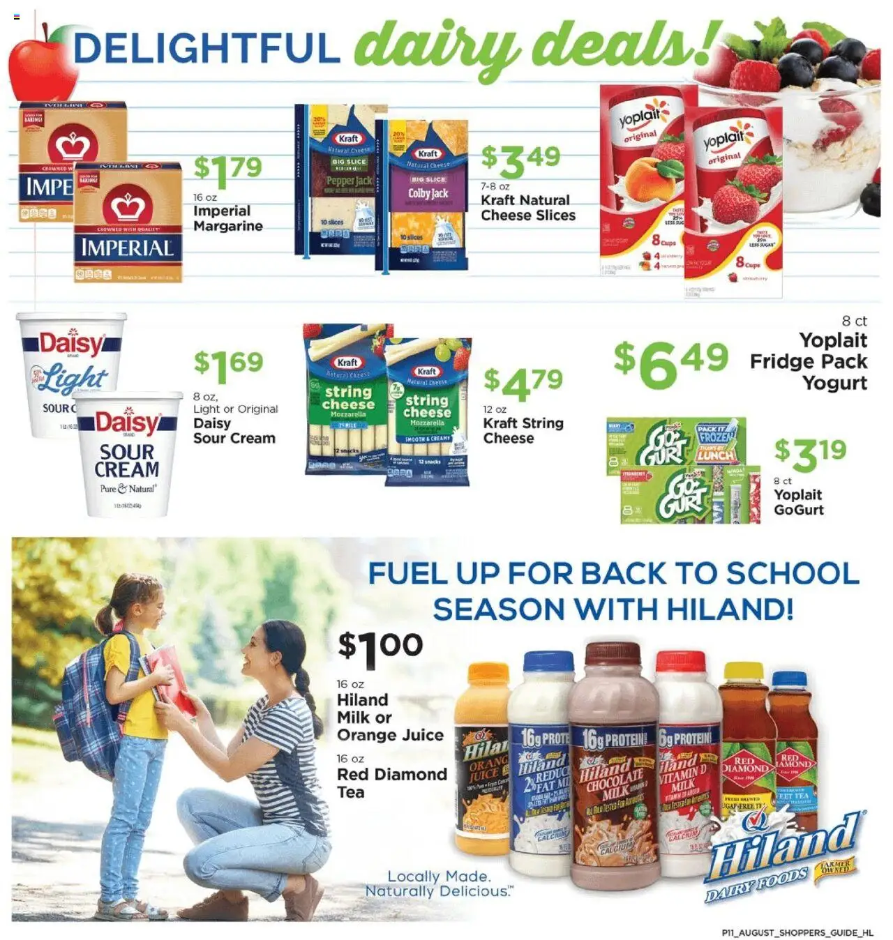 Homeland Bring Savings Home Shopper's Guide - valid from 01.08.2025 | Page: 11 | Products: Milk, Juice, Tea, Sour cream