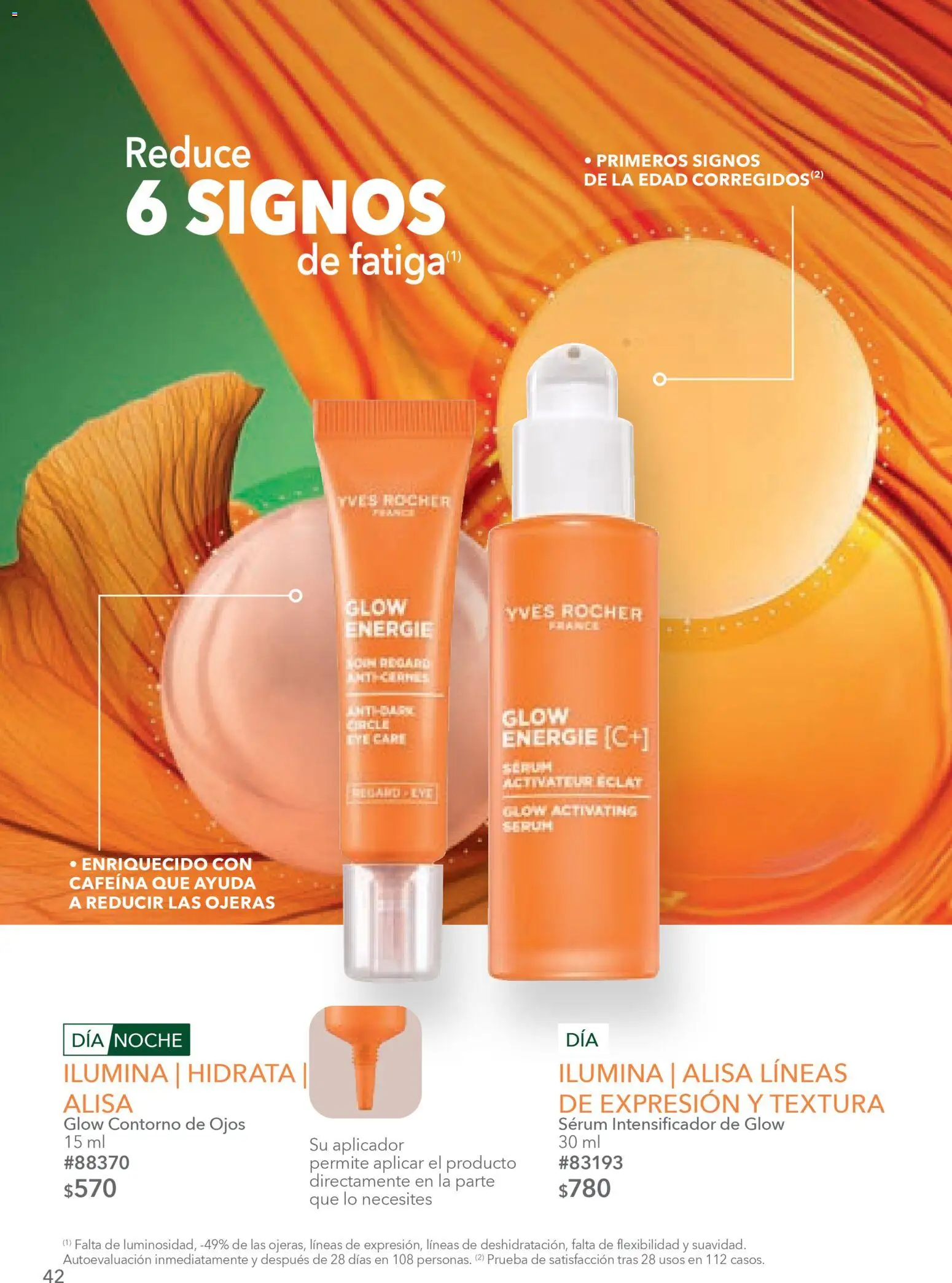 Nuevas ofertas de Yves Rocher válidas en toda la República Mexicana desde el 03.03.2026. ¡Encuentra las mejores ofertas en Yves Rocher campaña 4 2026! | Página: 42 | Productos: Contorno de ojos, Serum, Contorno