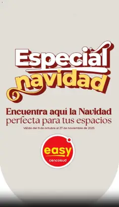 Easy - Catálogo -  Vista previa de la revista de la tienda Easy valido desde el 09.10.2025