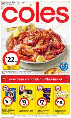 Preview of Coles Catalogue WA - valid from 26.11.2025