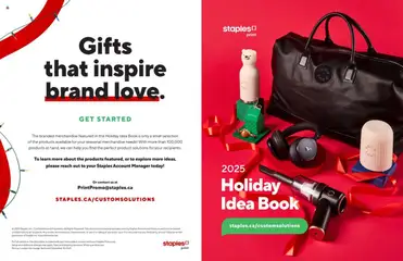 Preview of Staples - 2025 Holiday Idea Book from shop Staples valid from 22.09.2025
