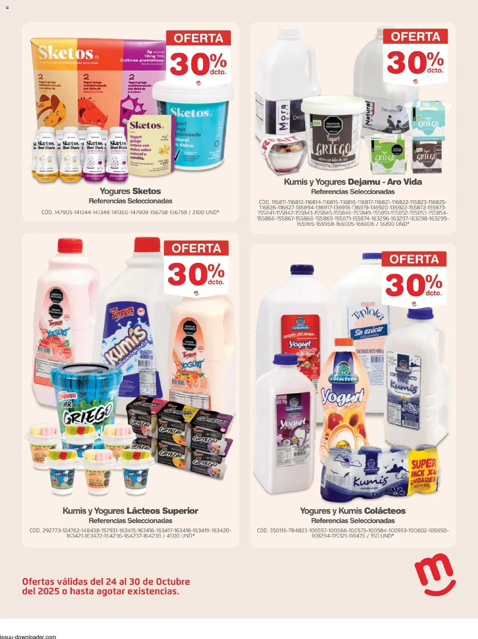 Makro revista - valida desde el 24.10.2025 | Página: 9 | Productos: Kumis, Coco, Mora, Yogurt