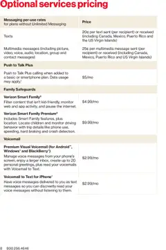 Verizon Brochure - valid from 01.11.2024 | Page: 8 | Products: Phone, Smartphone, Monitor