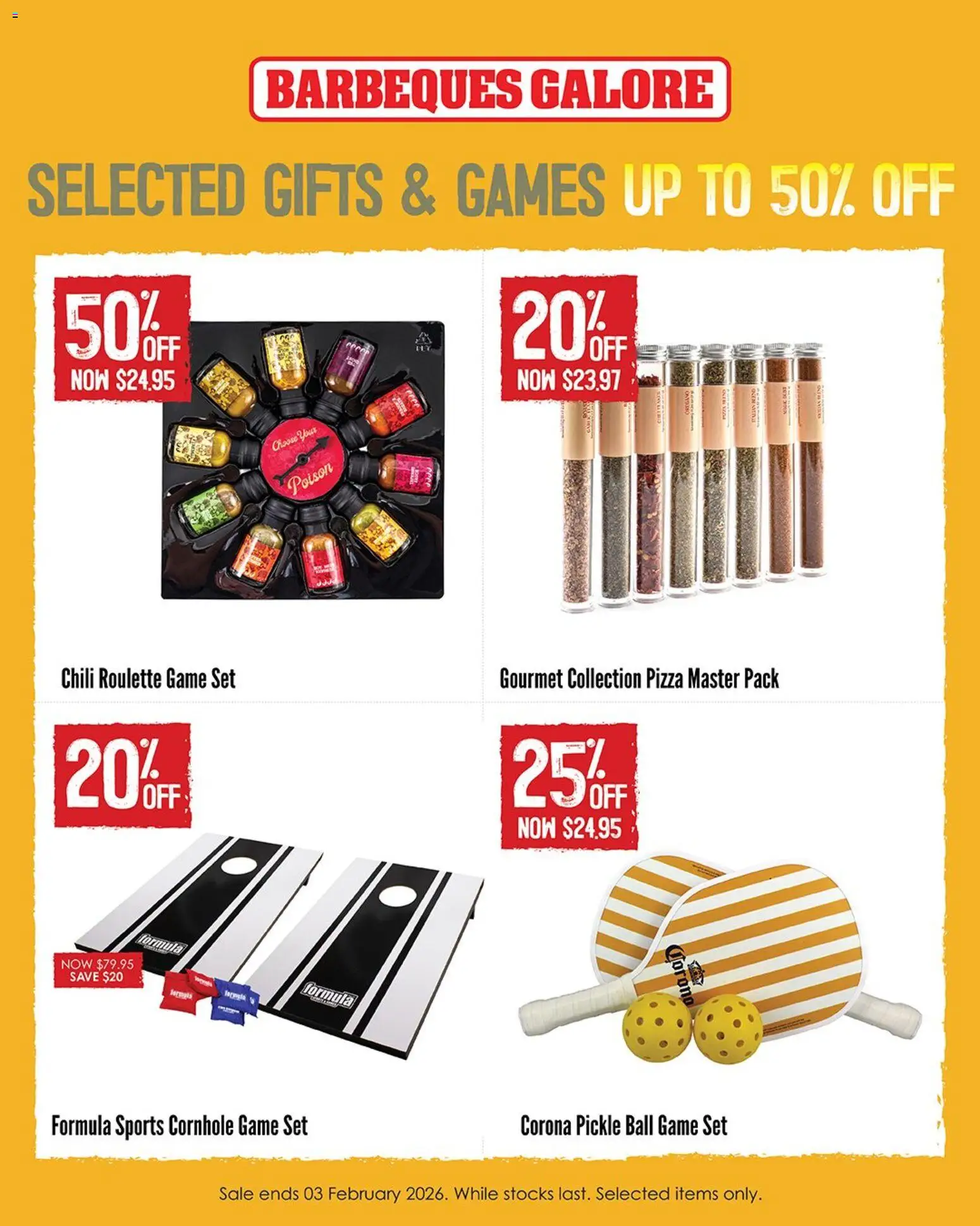 Barbeques Galore catalogue - valid from 23.01.2026 | Page: 9 | Products: Pizza, Game