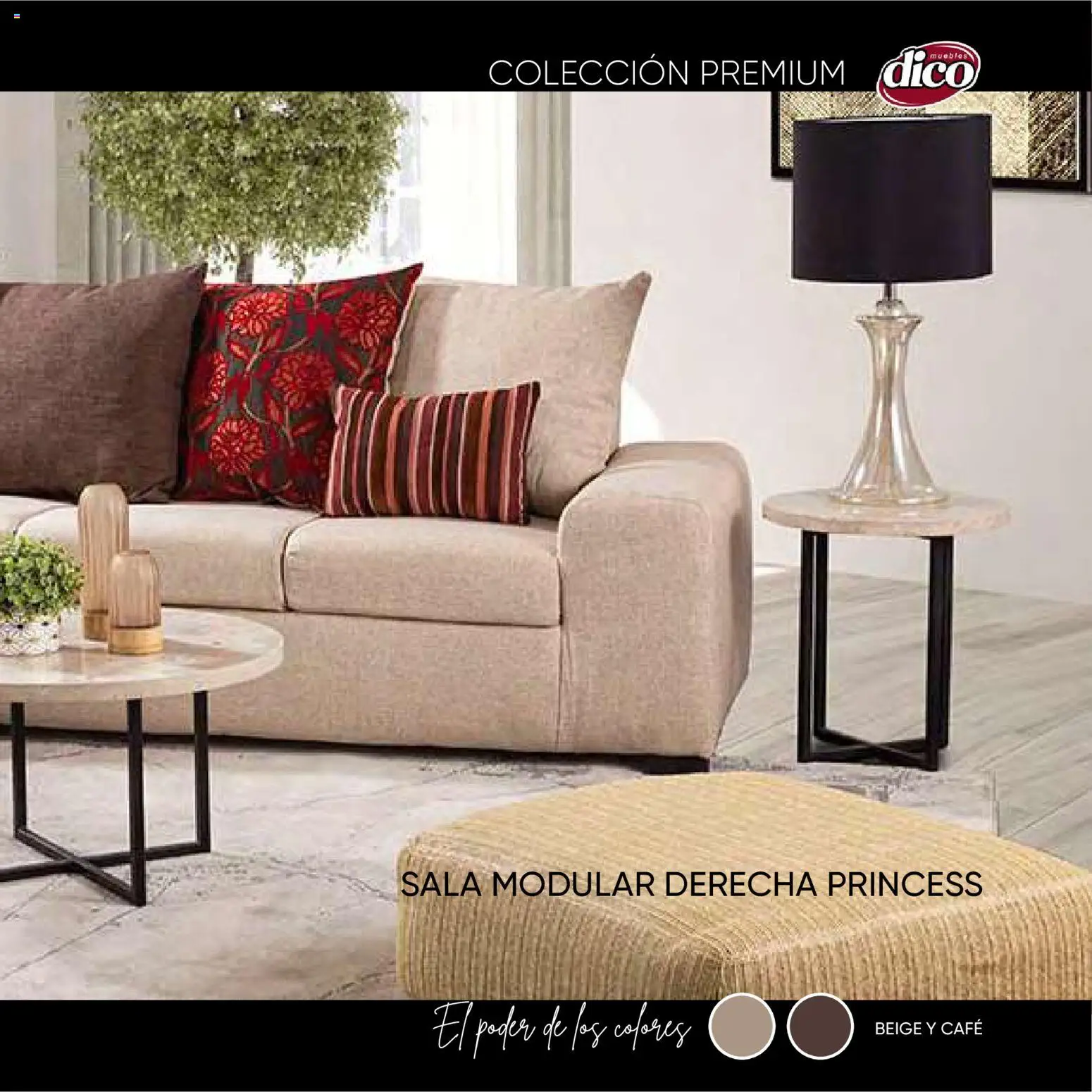 Nuevas ofertas de Muebles Dico válidas en toda la República Mexicana desde el 27.10.2025. ¡Encuentra las mejores ofertas en Muebles Dico catálogo Premium! | Página: 41 | Productos: Café, Modular