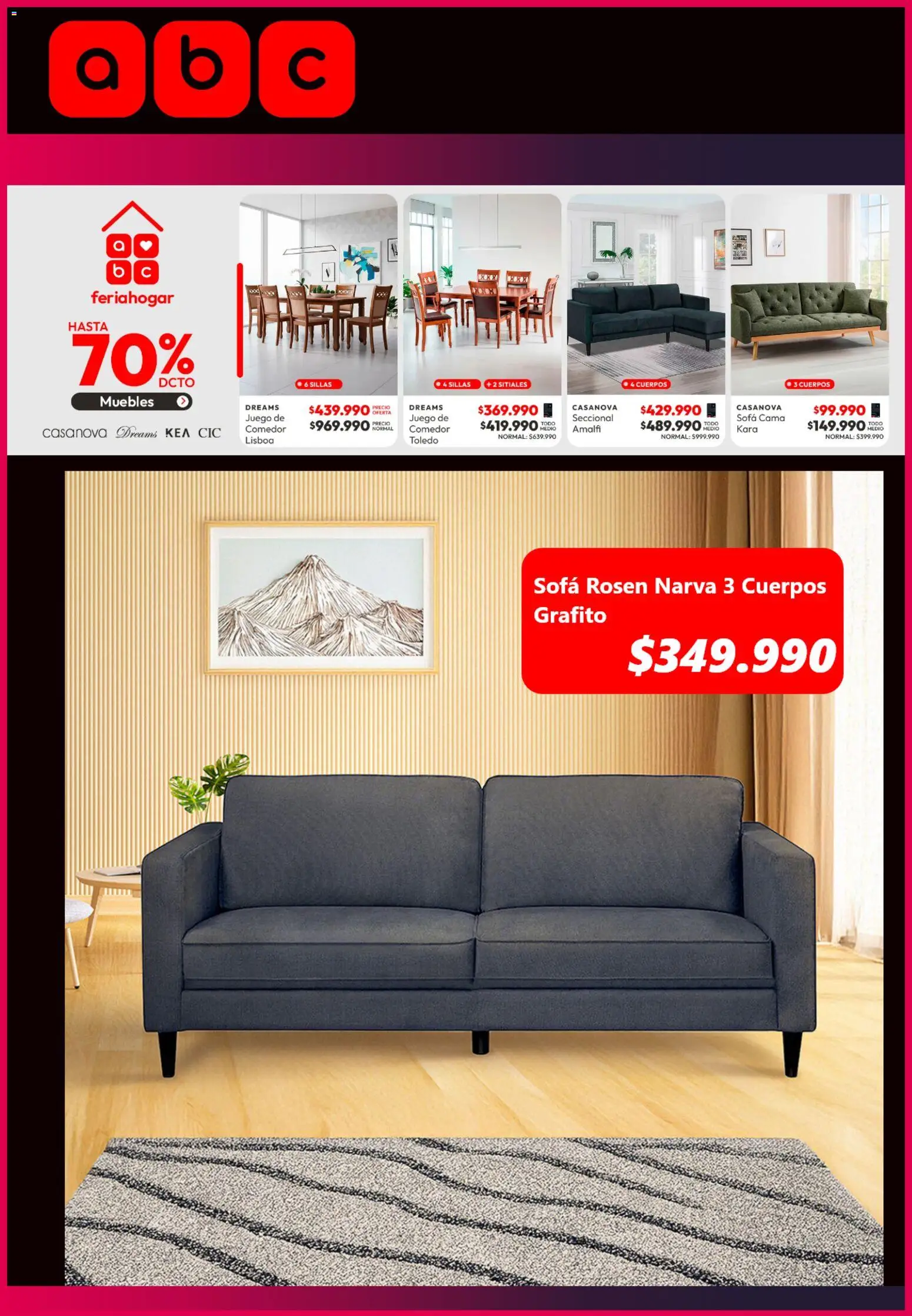 ABC Ofertas  │ válido desde el 09.04.2026 | Página: 6 | Productos: Cama, Sofá