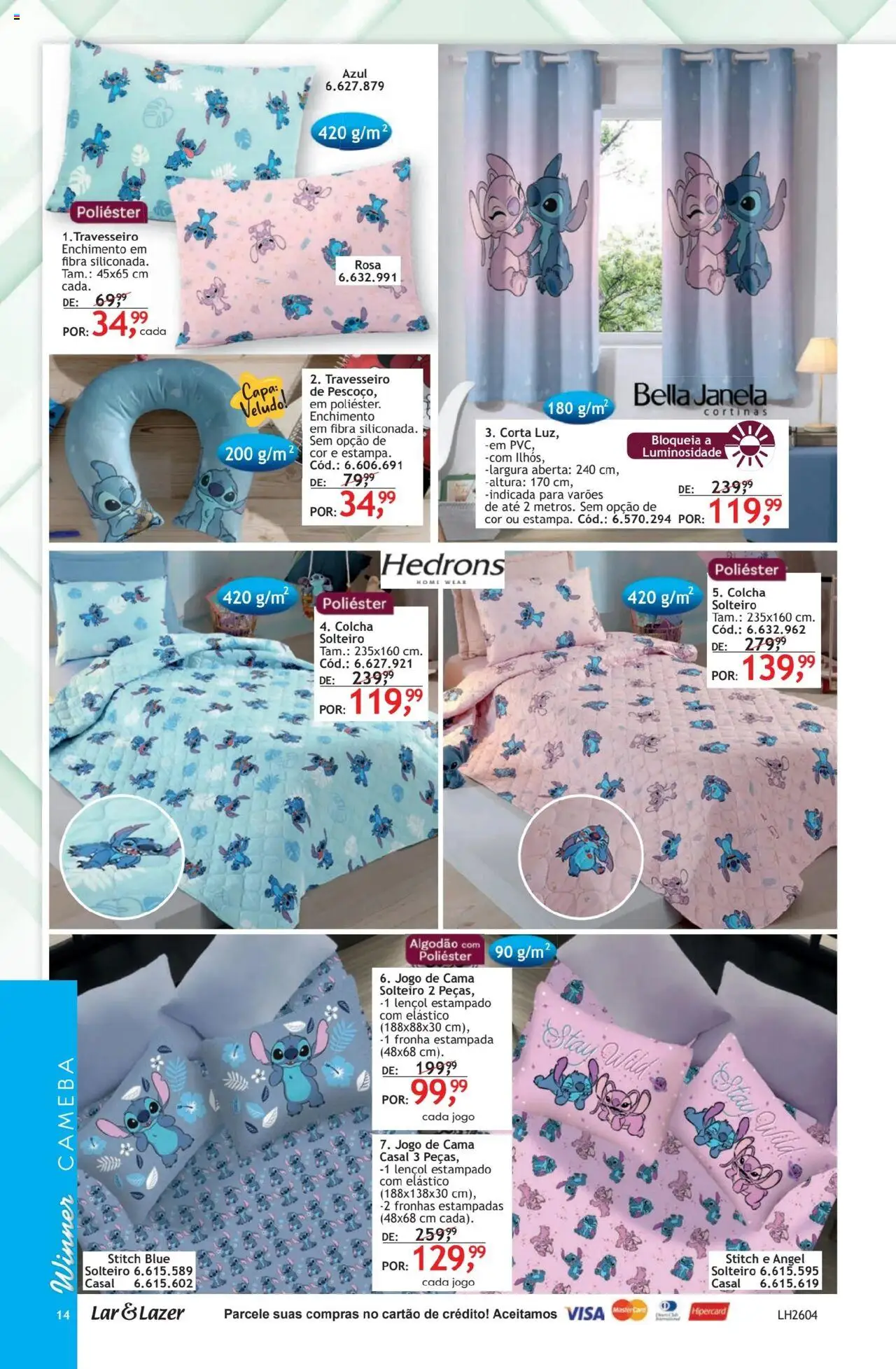 Quatro Estações Folheto - válido de 01.10.2025 | Página: 14 | Produtos: Colcha, Travesseiro, Algodão, Fronha