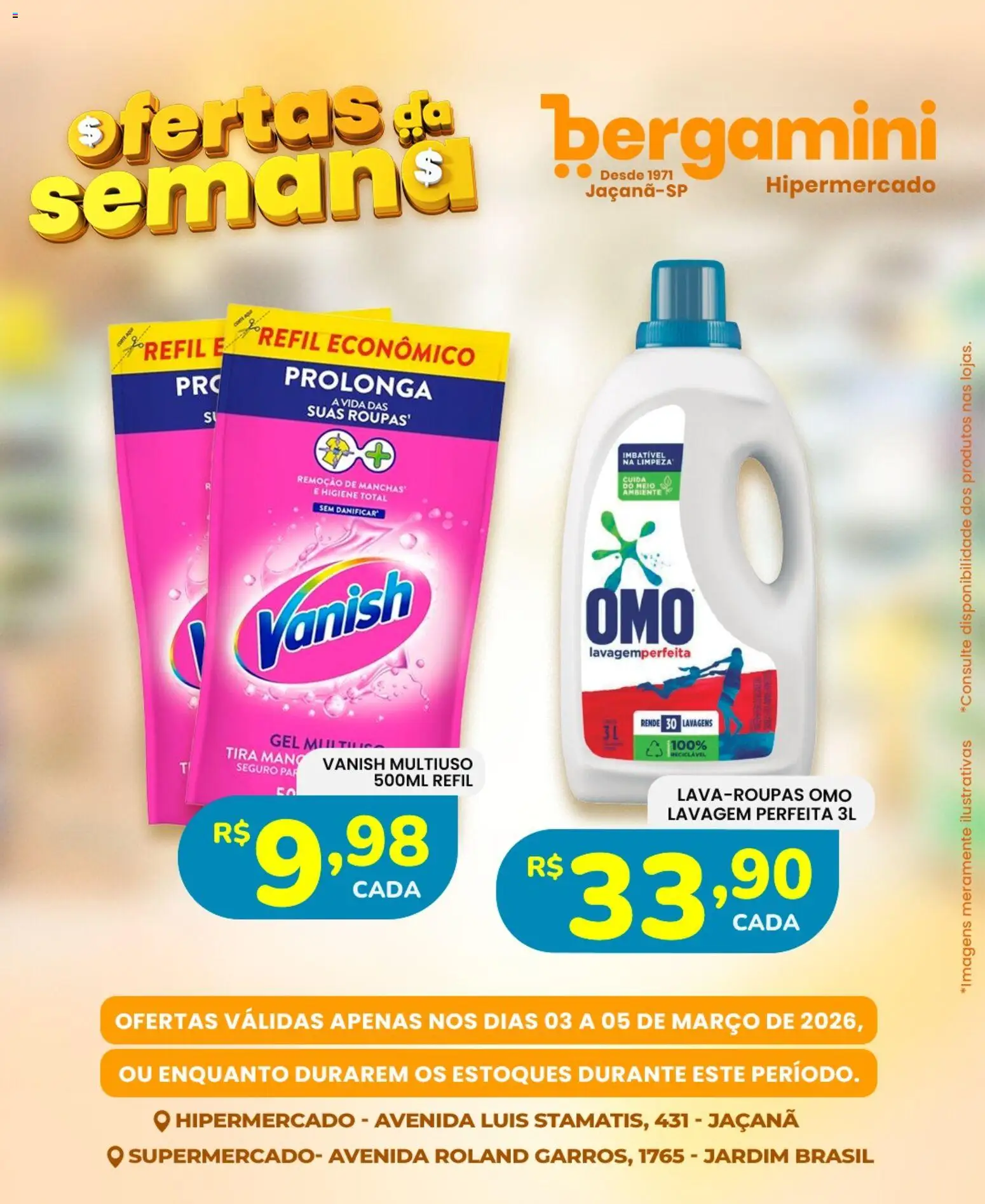 Supermercado Bergamini Folheto - válido de 03.03.2026 | Página: 10 | Produtos: Vanish