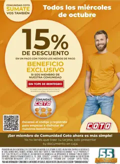 Vista previa Coto - Comunidad Octubre válido desde el 01.10.2025