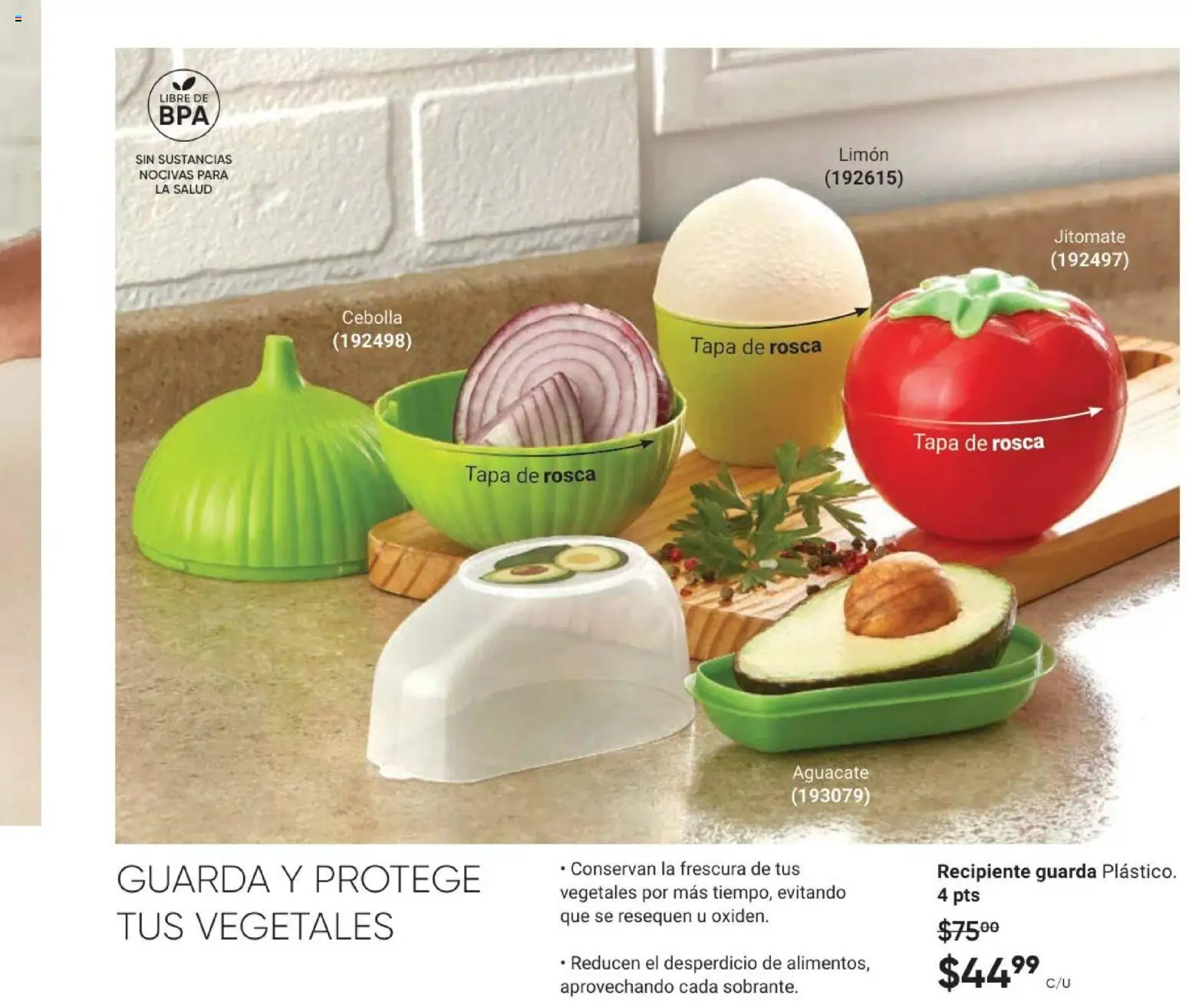 Nuevas ofertas de AVON válidas en toda la República Mexicana desde el 10.01.2026. ¡Encuentra las mejores ofertas en AVON Casa & Estilo 2 2026! | Página: 49 | Productos: Cebolla, Limón, Aguacate