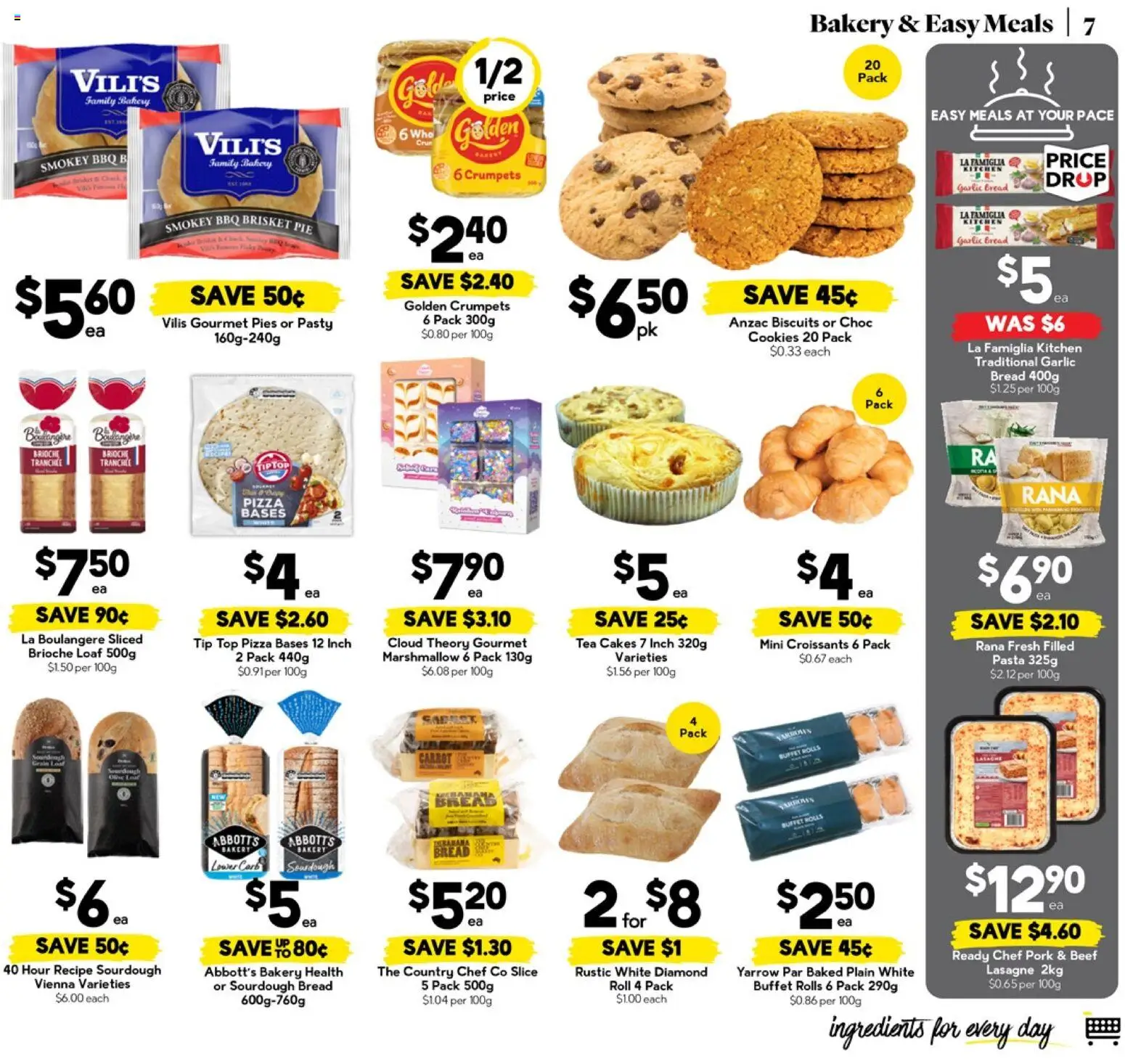 Drakes catalogue - valid from 22.04.2026 | Page: 7 | Products: Diamond, Bread, Pasta, Biscuits