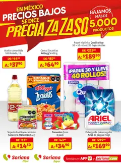 Vista previa de Soriana - Preciazazaso Súper Frontera BCN, Son, nuevo folleto de la tienda, válido en México a partir del 01.08.2025