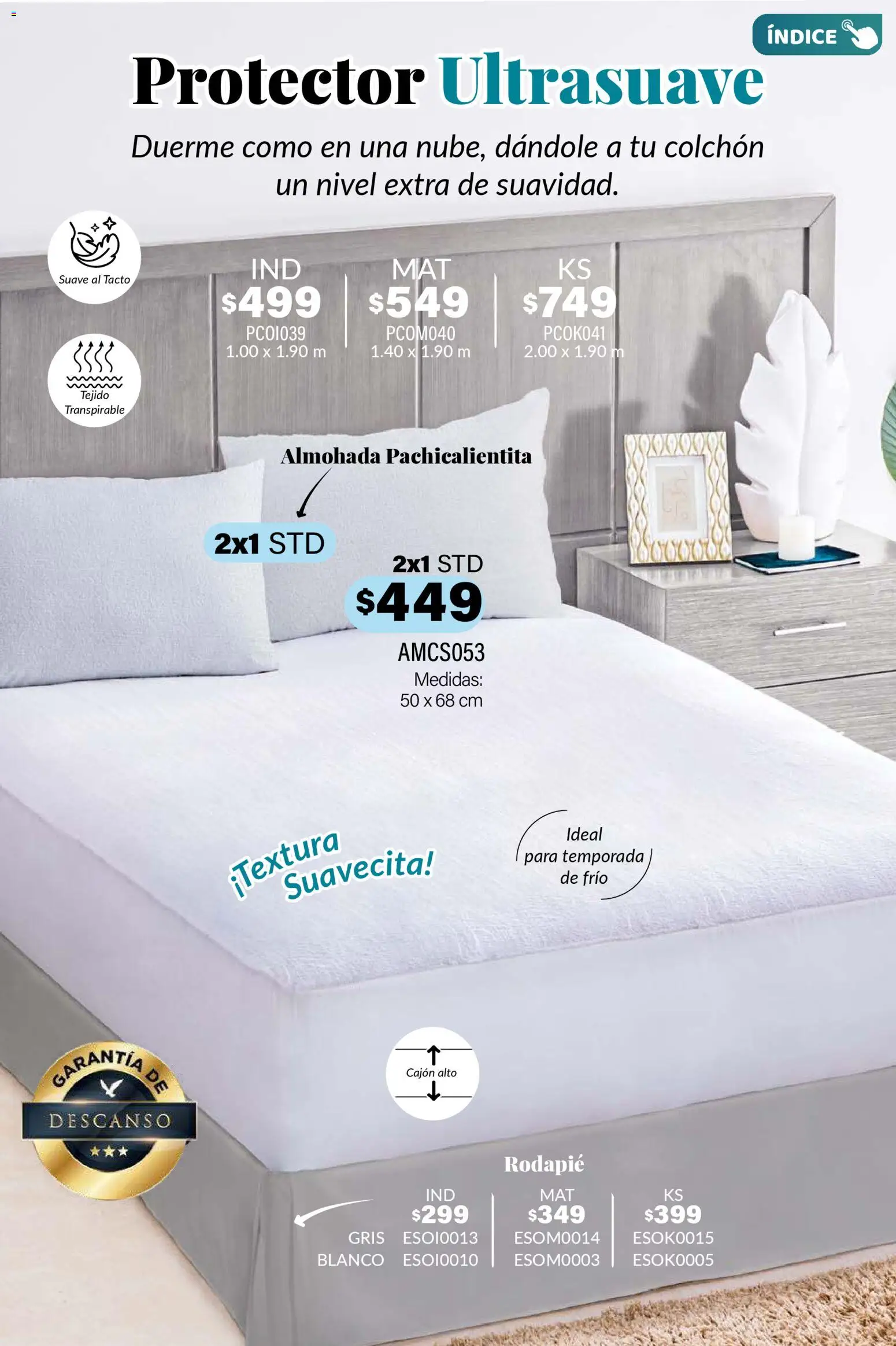 Nuevas ofertas de Colchas Concord válidas en toda la República Mexicana desde el 01.11.2025. ¡Encuentra las mejores ofertas en Colchas Concord Buen Fin! | Página: 220 | Productos: Colchón, Almohada