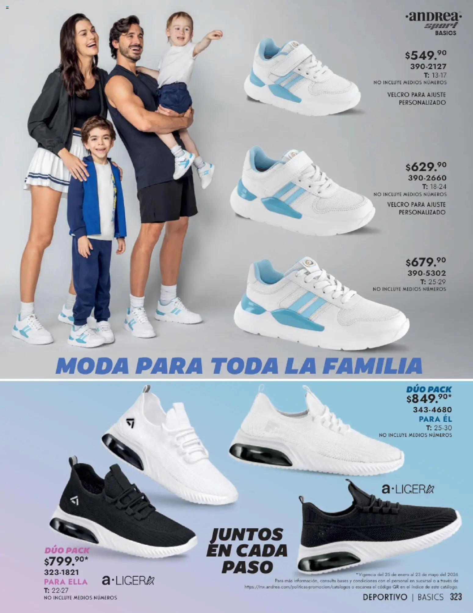 Nuevas ofertas de Andrea válidas en toda la República Mexicana desde el 25.01.2026. ¡Encuentra las mejores ofertas en Andrea catálogo Calzado Dama! | Página: 323