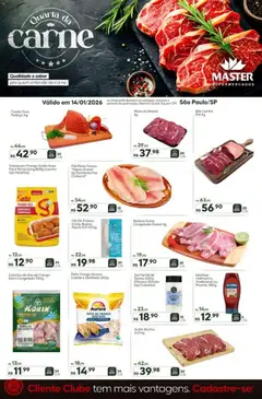 Master - Ofertas do Dia - SP - Pré-Visualização do folheto da loja Master, válido de 14.01.2026 | Página: 1 | Produtos: Asa de frango, Tilápia, Peixe, Frango
