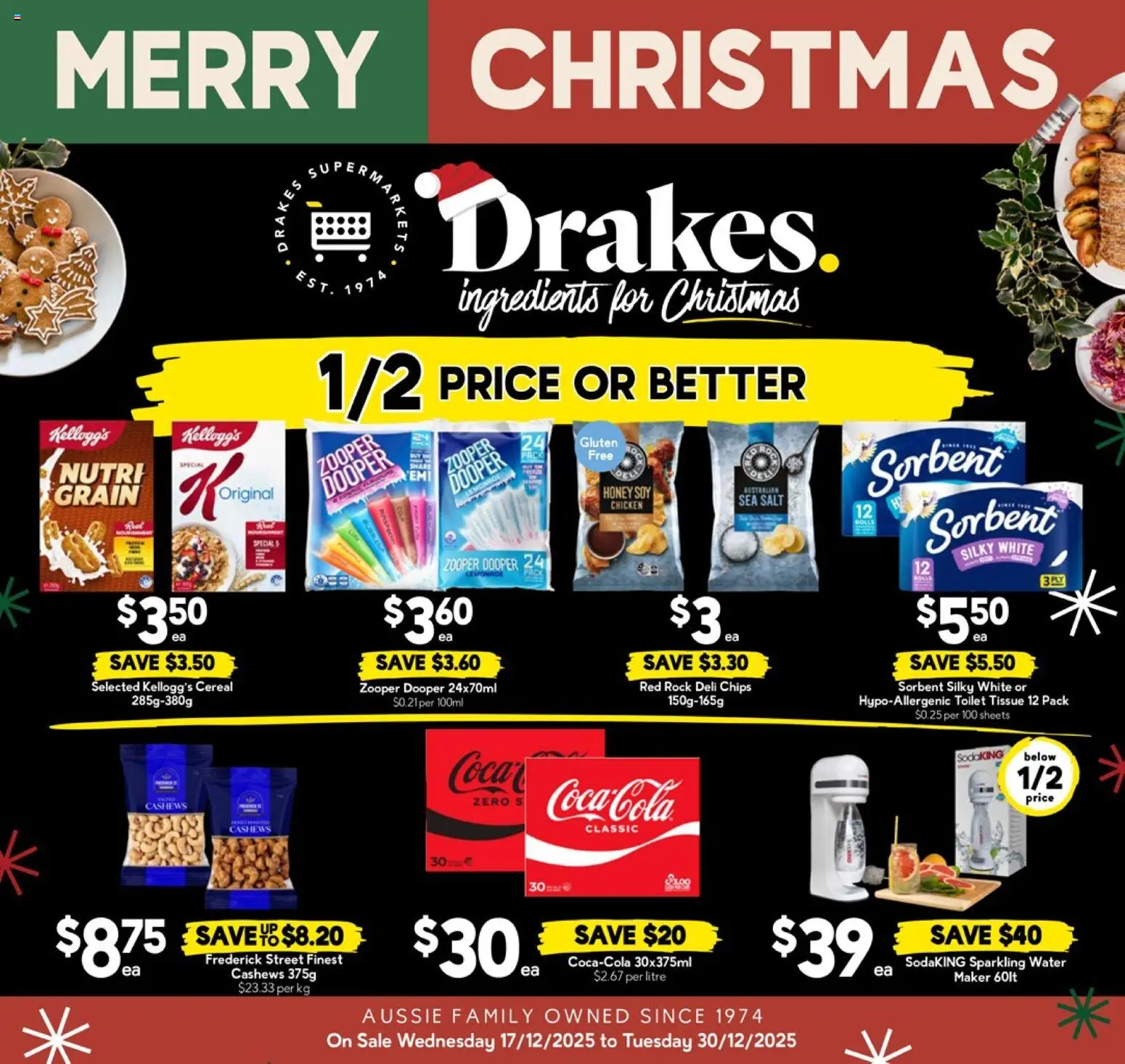 Drakes catalogue - valid from 17.12.2025 | Page: 24 | Products: Toilet, Cereal, Water, Salt