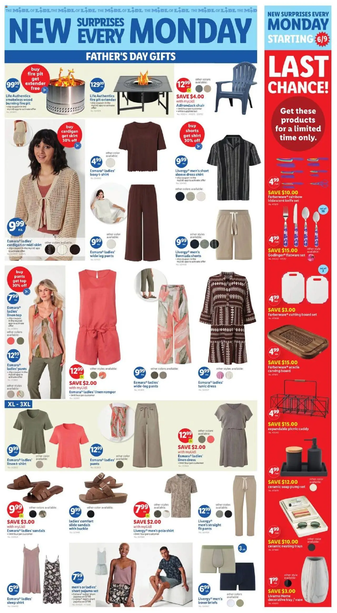 Lidl Weekly Ad - NJ - valid from 06.06.2025 | Page: 3 | Products: Chair, Pump, Clip, Pants