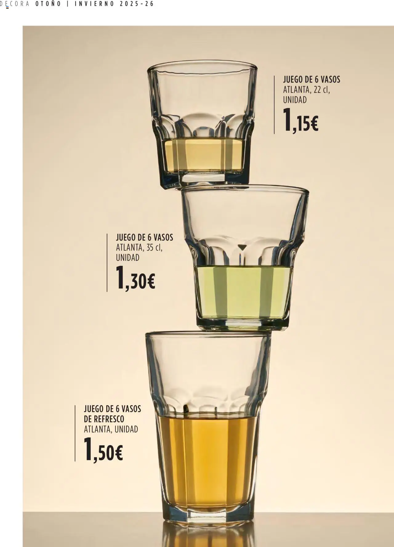 Nuevas ofertas de El Corte Inglés válidas en toda la República Mexicana desde el 14.10.2025. ¡Encuentra las mejores ofertas en El Corte Inglés -  Catálogo Decora! | Página: 98 | Productos: Refresco, Juego, Vasos