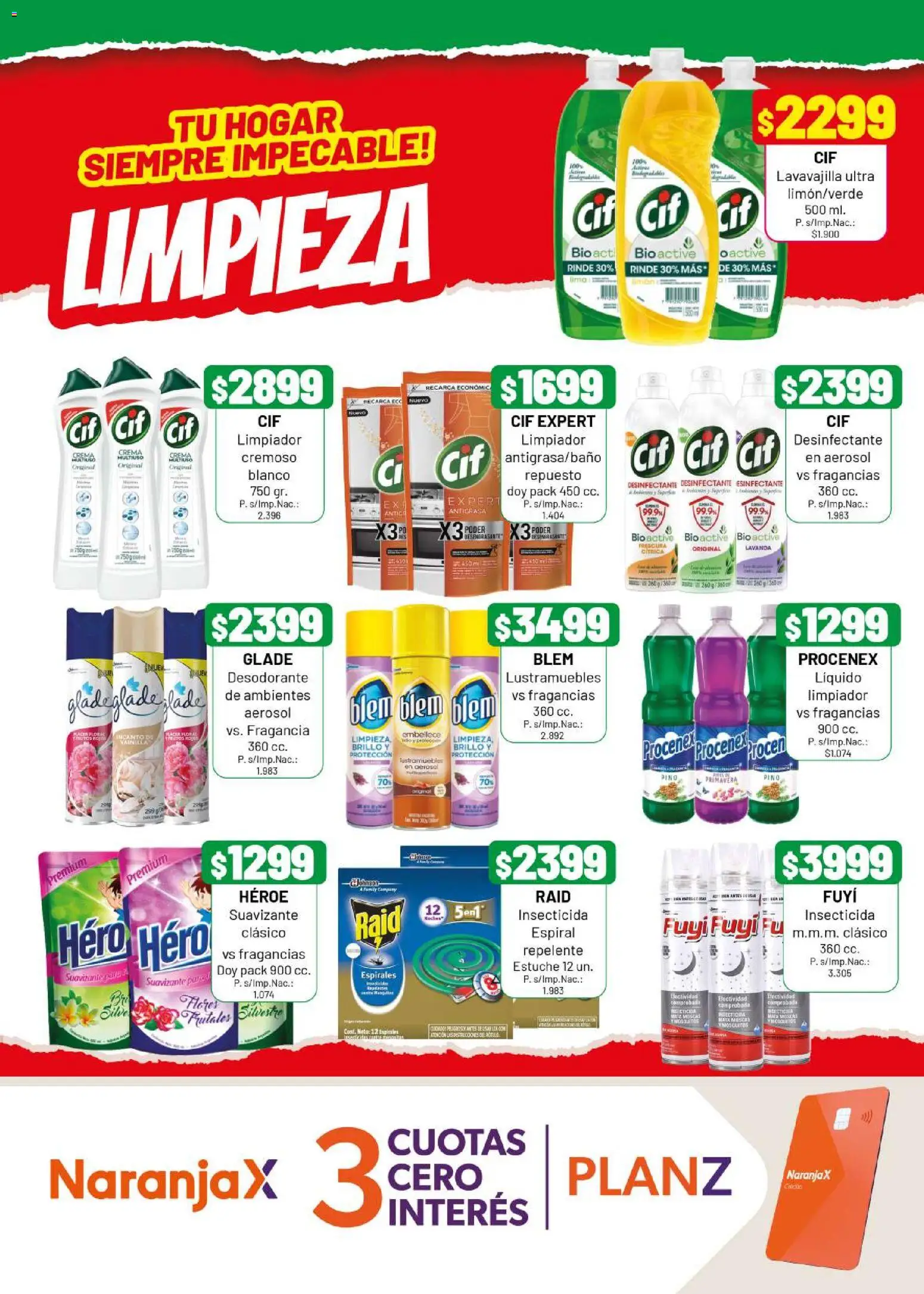 Almacor catálogo │ válido desde el 04.12.2025 | Página: 15 | Productos: Desinfectante, Lustramuebles, Desodorante, Crema
