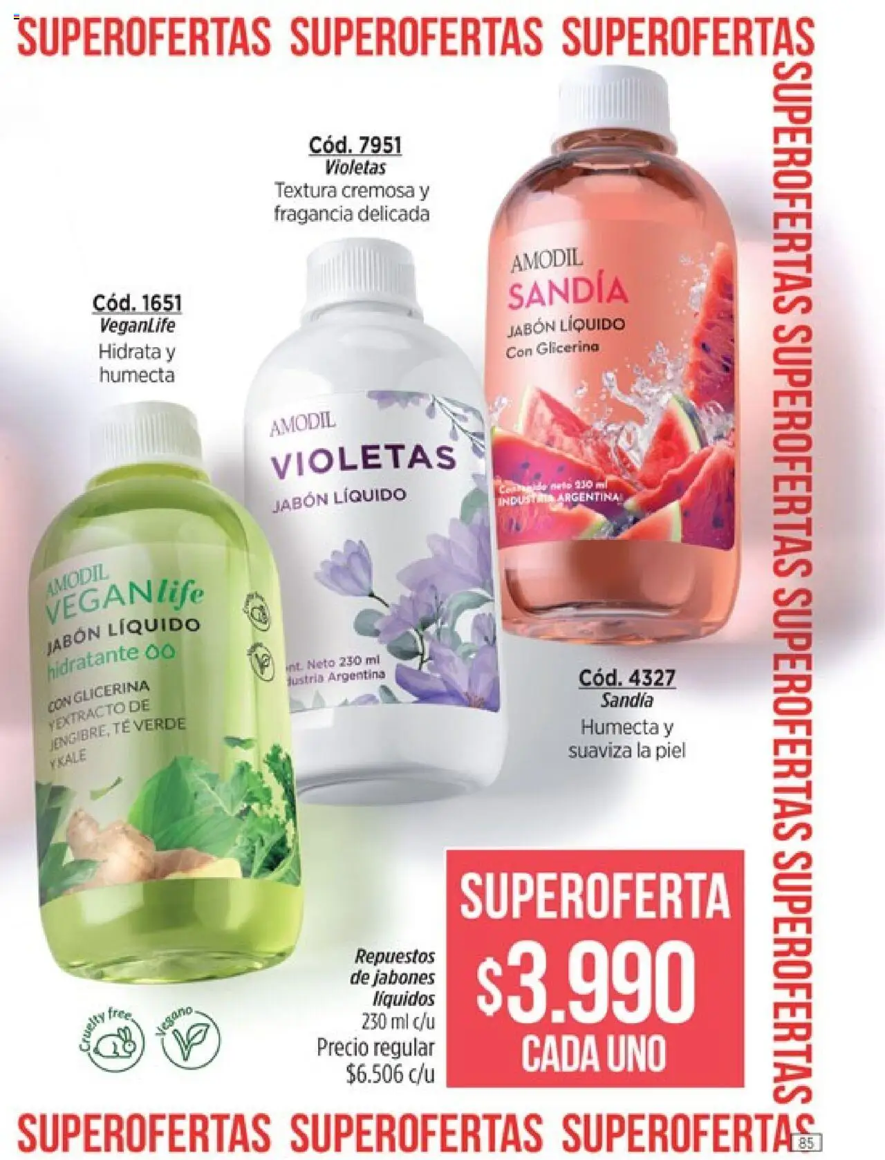 Catálogo Amodil Campaña 12 │ válido desde el 26.06.2025 | Página: 85 | Productos: Fragancia, Jabón líquido, Jabón, Té