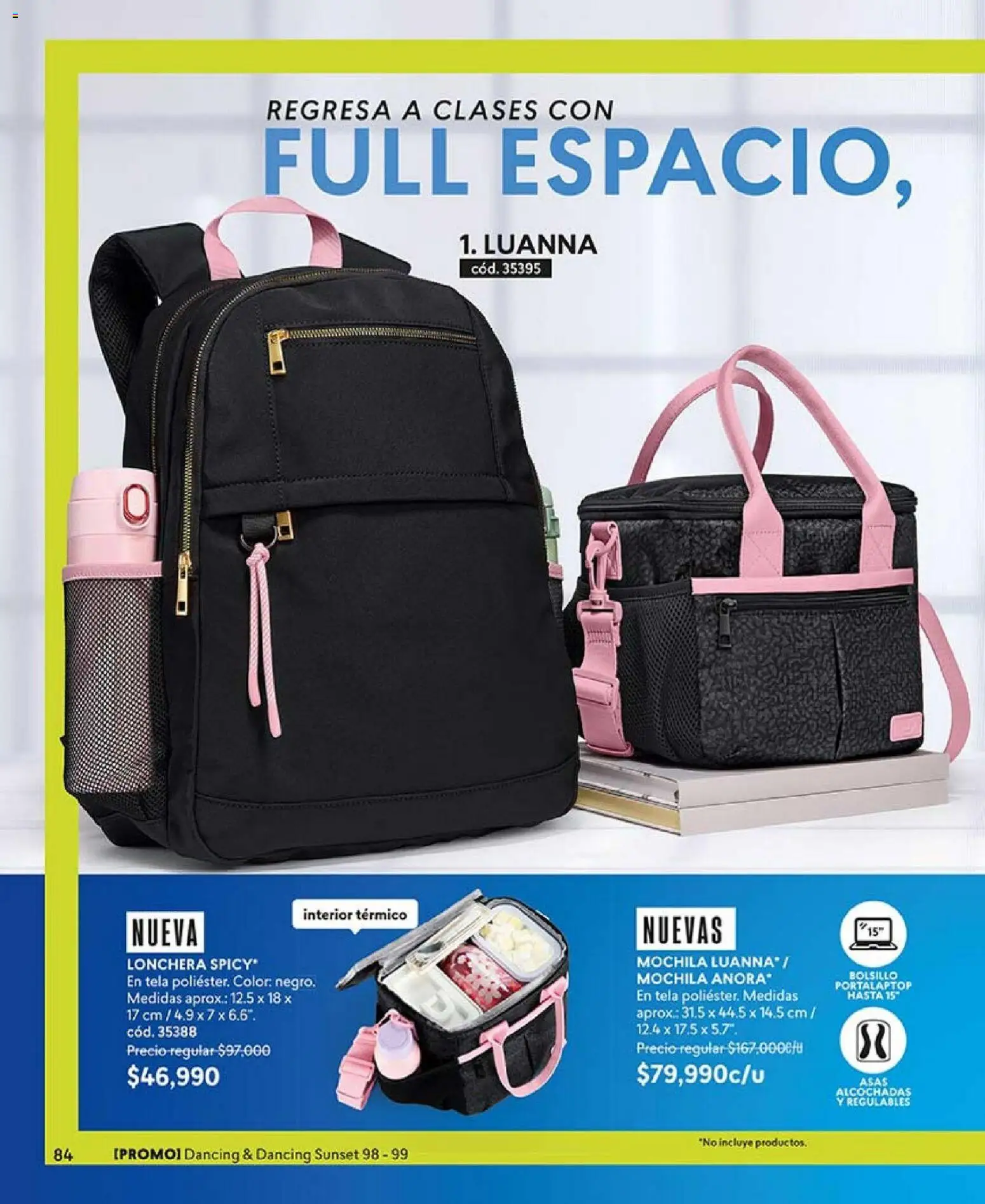 CyZone revista - valida desde el 01.04.2026 | Página: 84 | Productos: Mochila, Lonchera