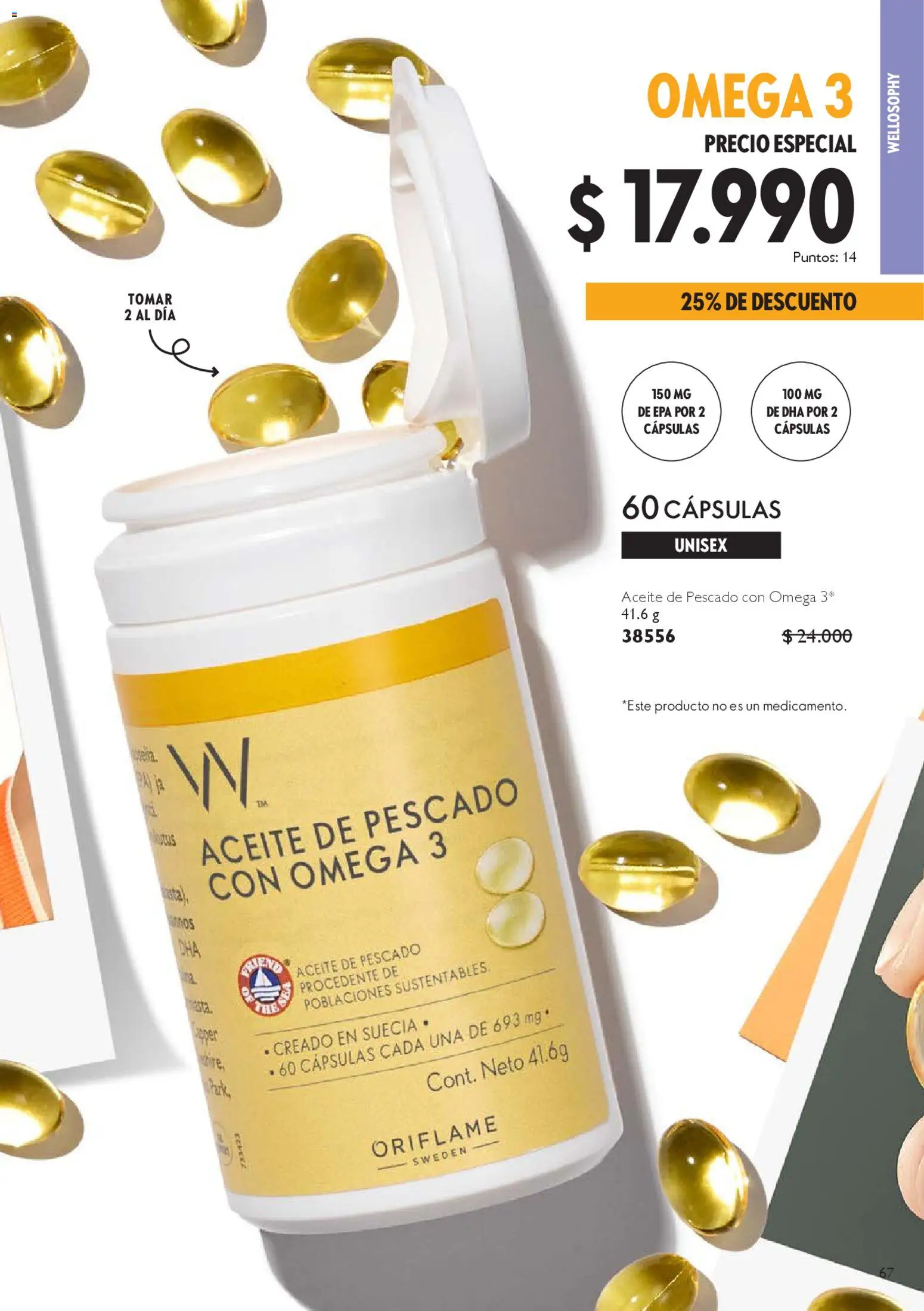 Oriflame catálogo │ válido desde el 14.02.2026 | Página: 67 | Productos: Pescado, Aceite