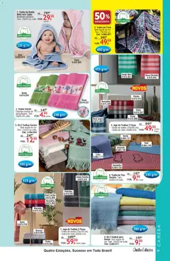 Quatro Estações - Catálogo 02-03-04 - Pré-Visualização do folheto da loja Quatro Estações, válido de 01.02.2026 | Página: 55 | Produtos: Piso, Toalha de banho, Algodão, Chiclete