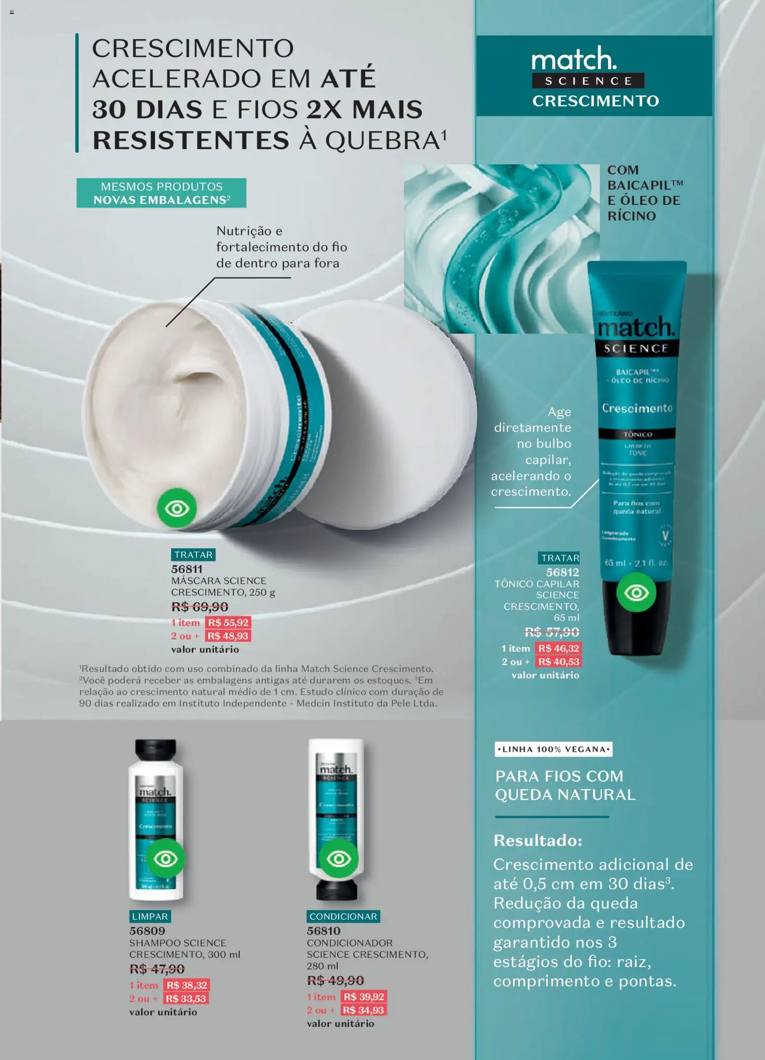 O Boticário Folheto - válido de 23.03.2026 | Página: 170 | Produtos: Shampoo, Tônico, Condicionador, Óleo