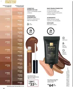 Avon - Campanha 04 - Pré-Visualização do folheto da loja Avon, válido de 18.02.2026 | Página: 46 | Produtos: Corretivo, Óleo, Base