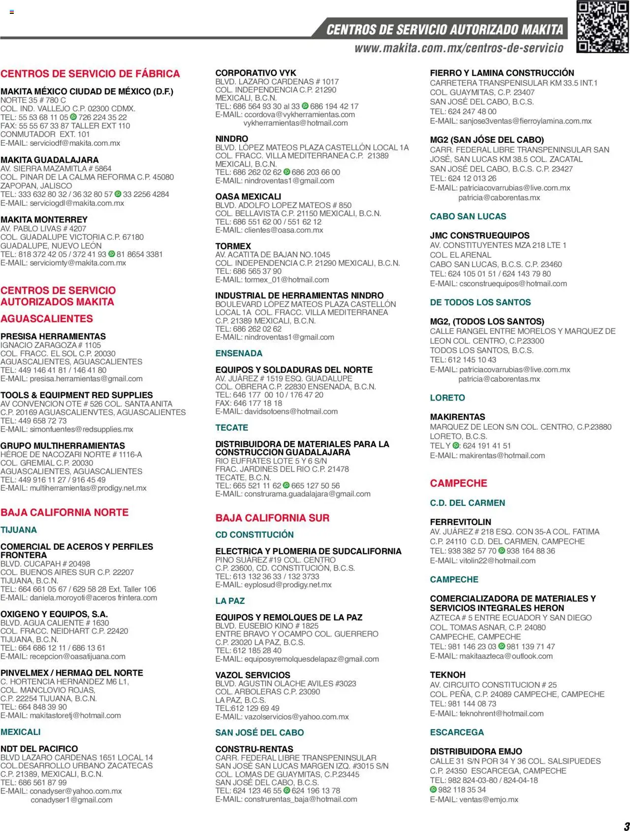 Nuevas ofertas de Makita válidas en toda la República Mexicana desde el 17.04.2024. ¡Encuentra las mejores ofertas en Makita catálogo ! | Página: 3 | Productos: Agua, Sierra