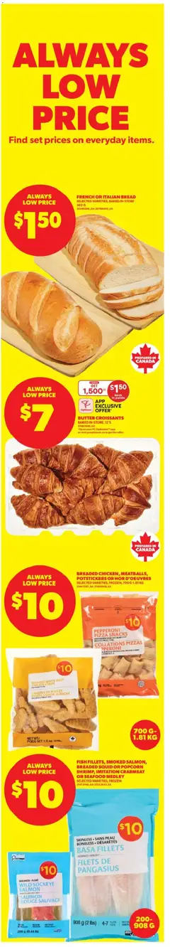 Preview of Real Canadian Superstore weekly flyer / circulaire from shop Real Canadian Superstore valid from 09.04.2026 | Page: 5 | Products: Fish, Butter, Bread, Chicken