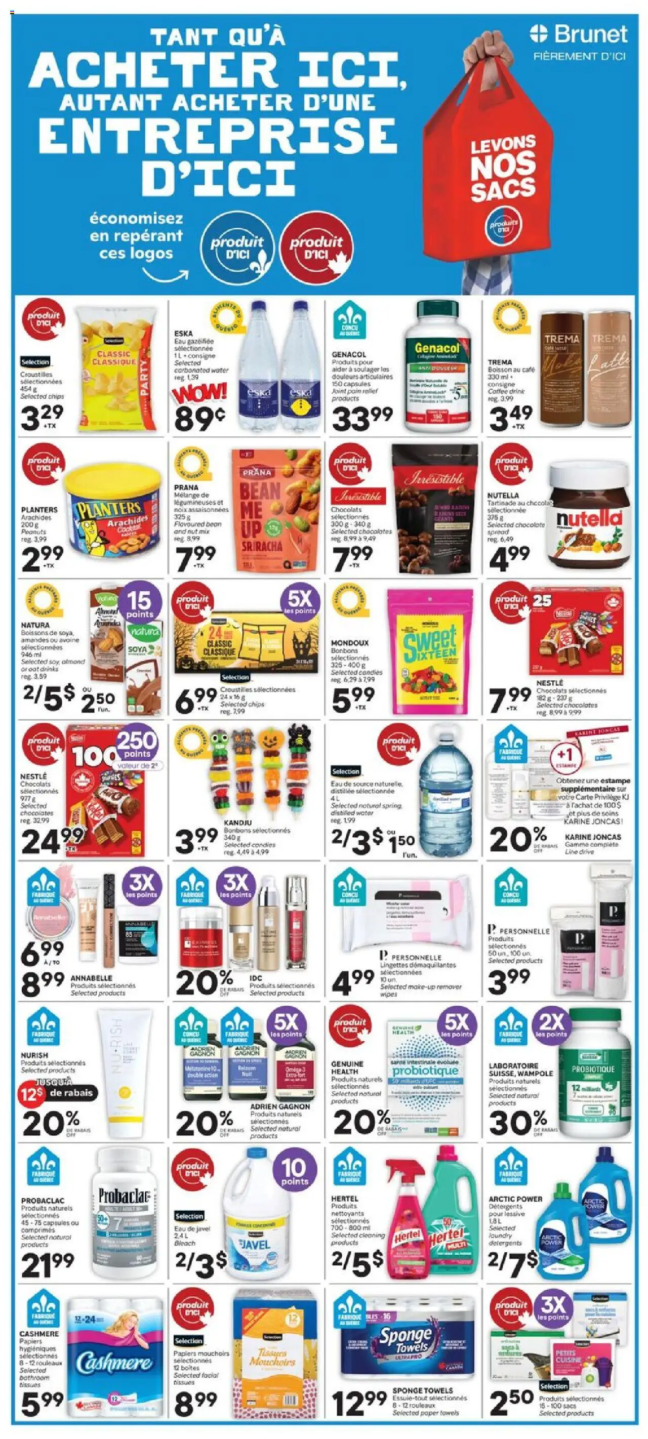 Brunet flyer valid from 18.09.2025 | Page: 9 | Products: Candies, Chips, Sponge, Chocolate