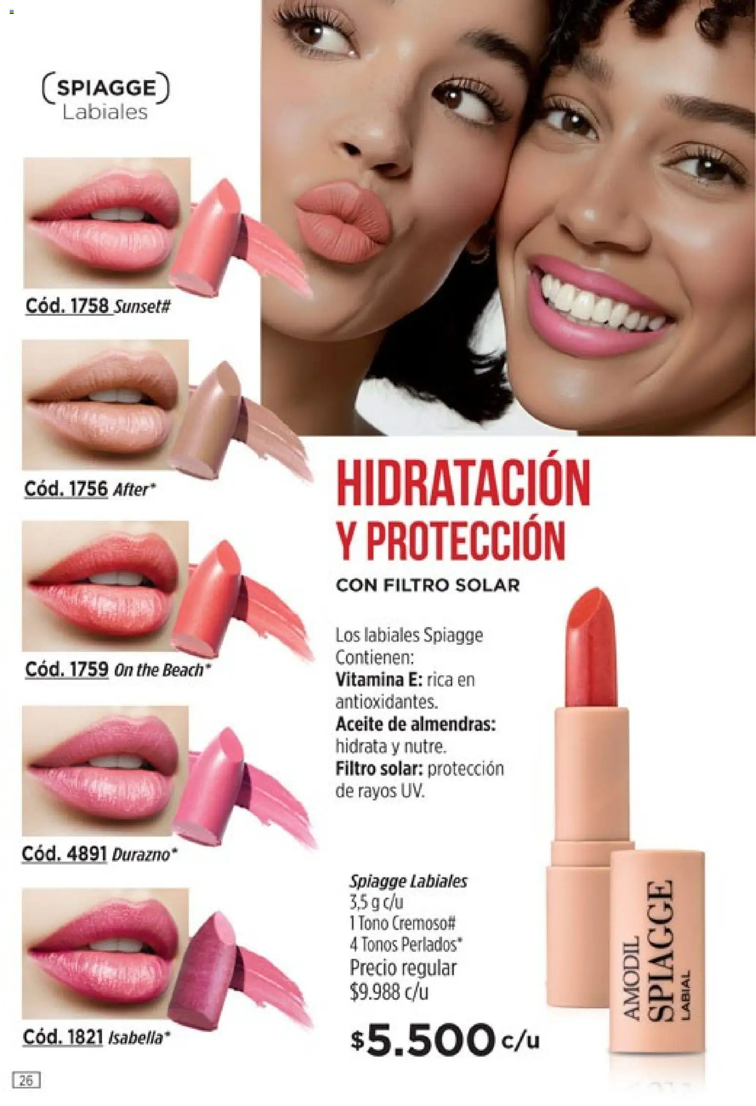 Catálogo Amodil Campaña 5 │ válido desde el 01.03.2026 | Página: 26 | Productos: Almendras, Durazno, Aceite