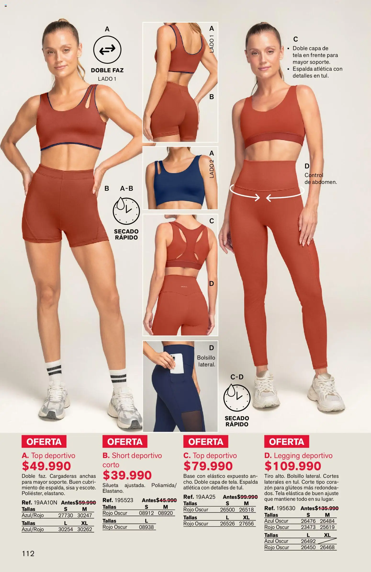 Leonisa revista - valida desde el 03.04.2026 | Página: 112 | Productos: Short, Top
