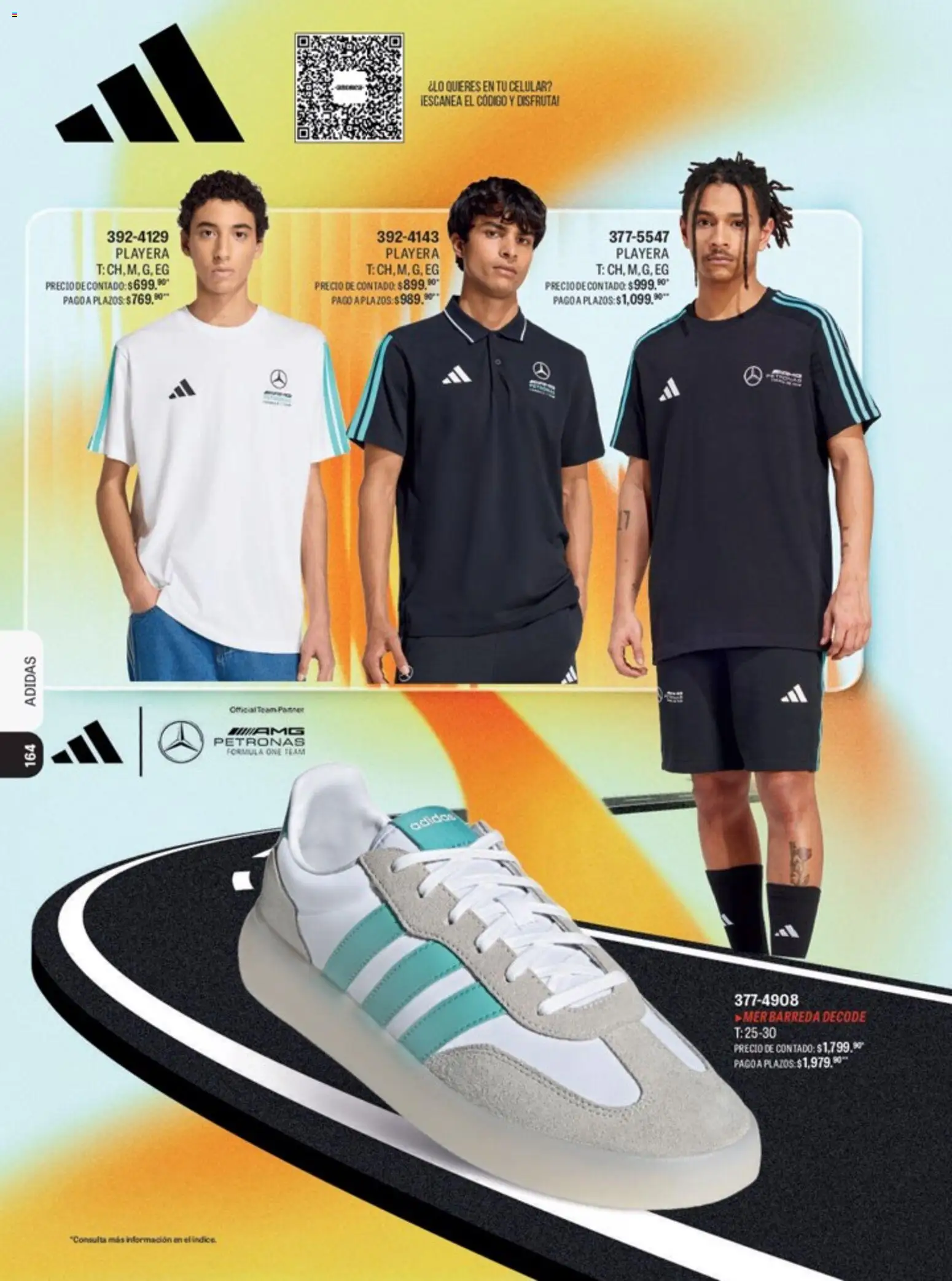 Nuevas ofertas de Andrea válidas en toda la República Mexicana desde el 15.04.2026. ¡Encuentra las mejores ofertas en Andrea catálogo Lo mejor en marcas! | Página: 133 | Productos: Playera