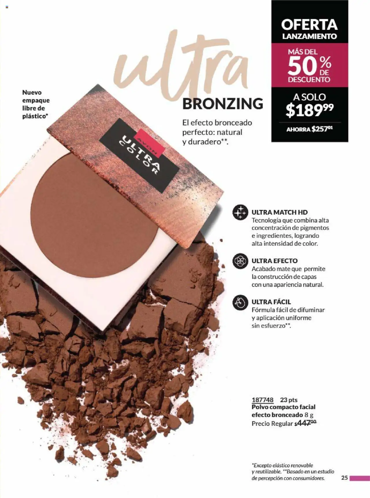 Nuevas ofertas de AVON válidas en toda la República Mexicana desde el 09.08.2025. ¡Encuentra las mejores ofertas en AVON - Campaña 13 2025! | Página: 41 | Productos: Polvo compacto, Mate, Polvo