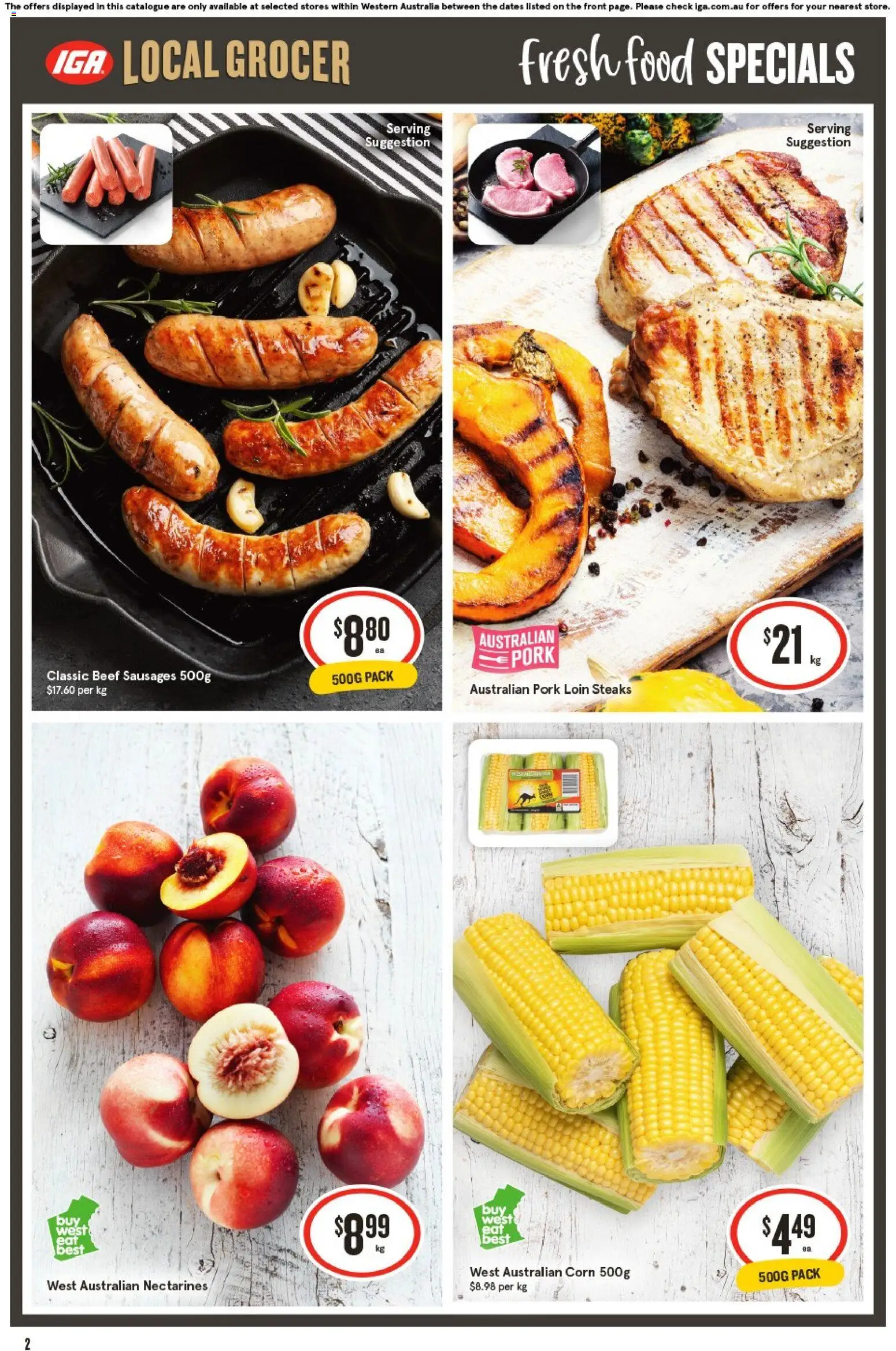 IGA catalogue - valid from 24.12.2025 | Page: 2 | Products: Pork, Beef