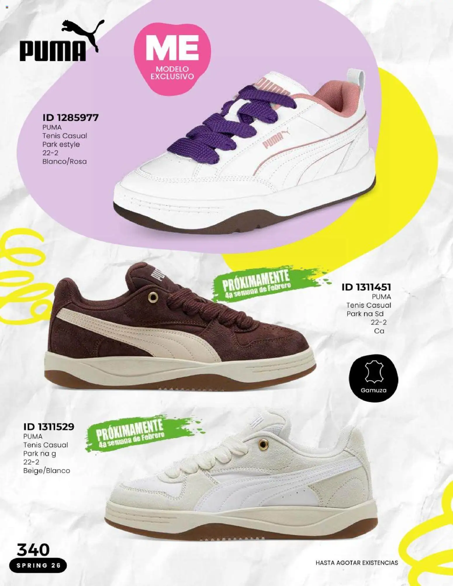 Nuevas ofertas de Price Shoes válidas en toda la República Mexicana desde el 15.02.2026. ¡Encuentra las mejores ofertas en Price Shoes catálogo ! | Página: 340 | Productos: Tenis, Gamuza
