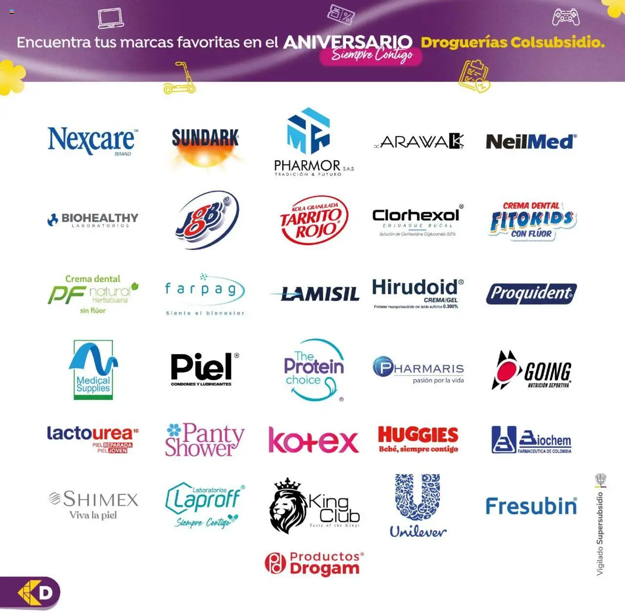 Colsubsidio revista - valida desde el 12.09.2025 | Página: 8 | Productos: Crema, Condones, Enjuague bucal, Crema dental