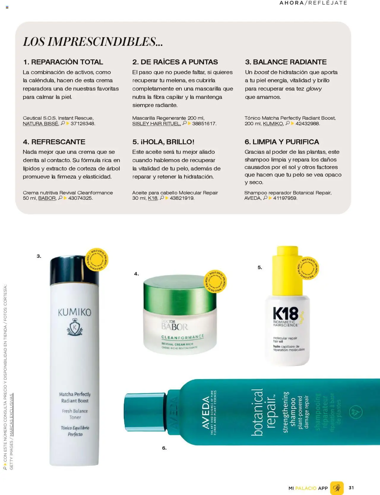 Nuevas ofertas de Palacio De Hierro válidas en toda la República Mexicana desde el 01.07.2025. ¡Encuentra las mejores ofertas en Palacio De Hierro catálogo! | Página: 37 | Productos: Crema, Aceite, Toner, Mascarilla