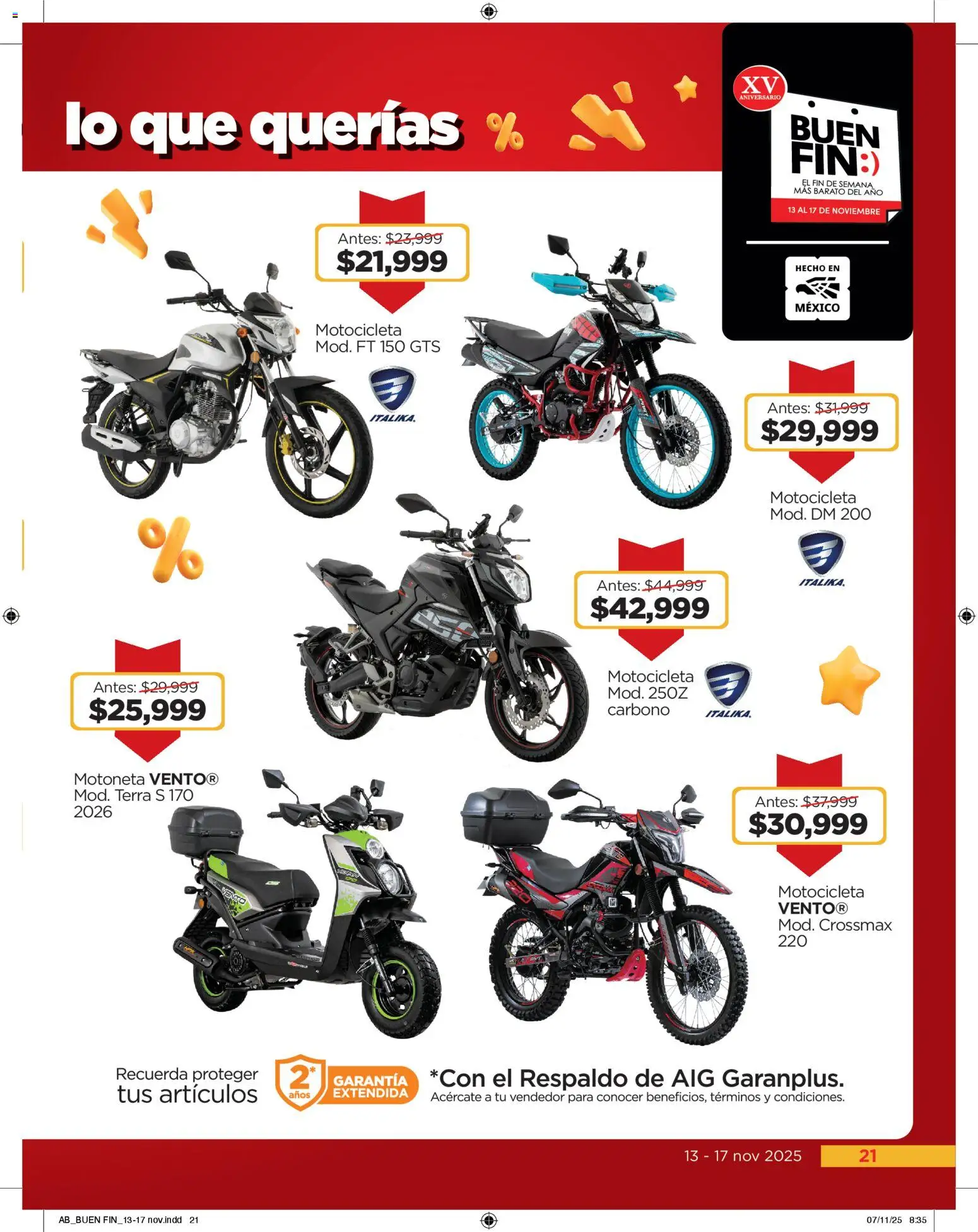 Nuevas ofertas de Chedraui válidas en toda la República Mexicana desde el 13.11.2025. ¡Encuentra las mejores ofertas en Chedraui Buen Fin! | Página: 21